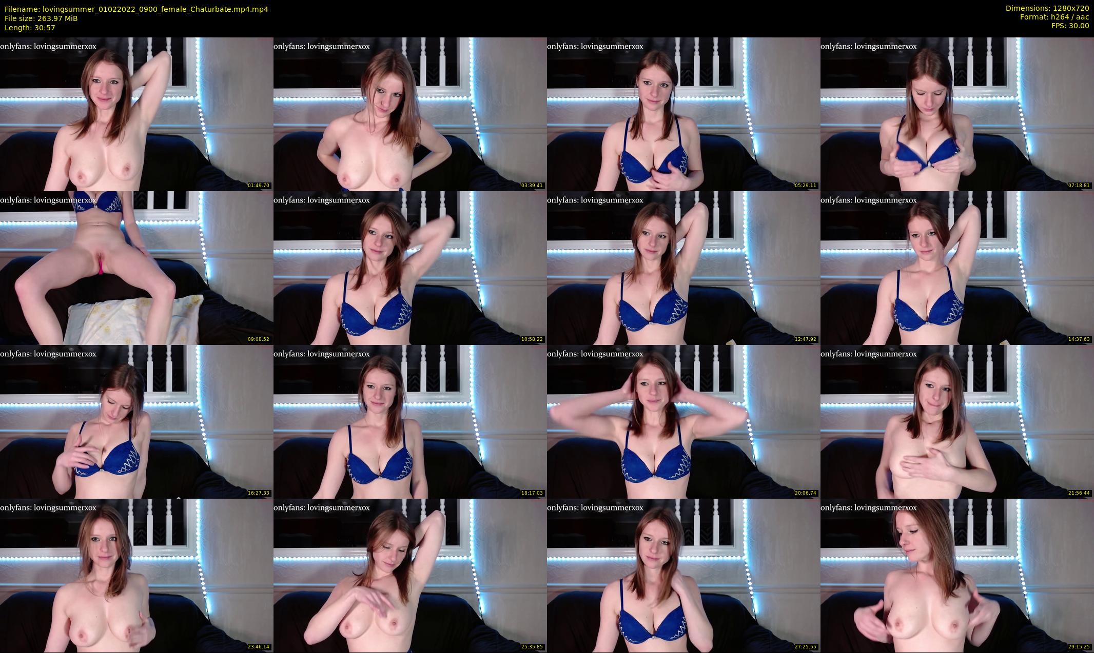 lovingsummer — 31 minute Chaturbate female cam show recording, 720p, Feb 1, 2022