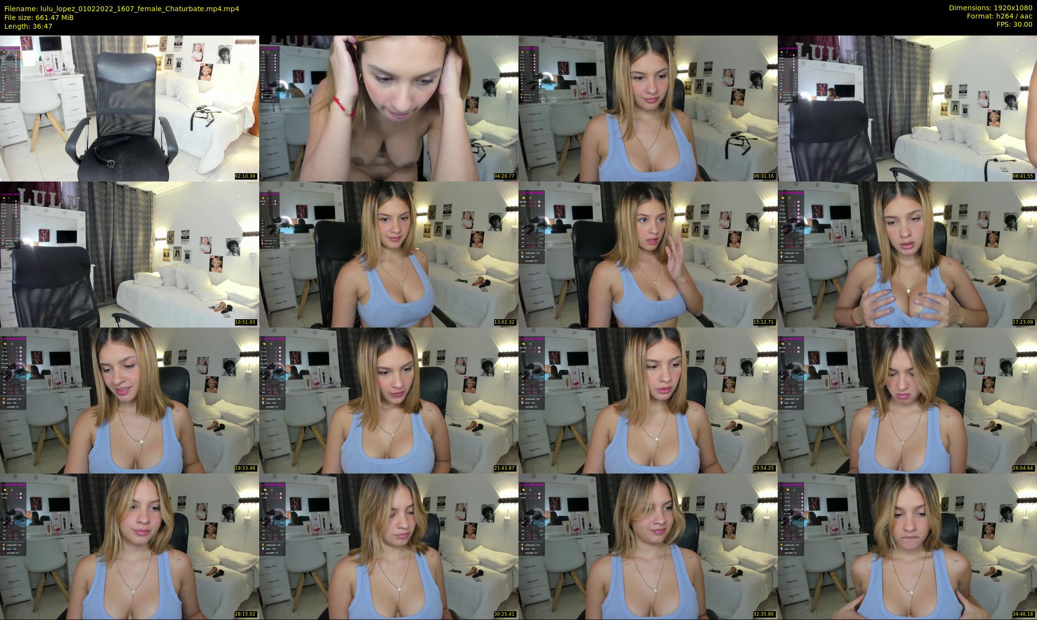 lulu_lopez — 37 minute Chaturbate female cam show recording, 1080p, Feb 1, 2022