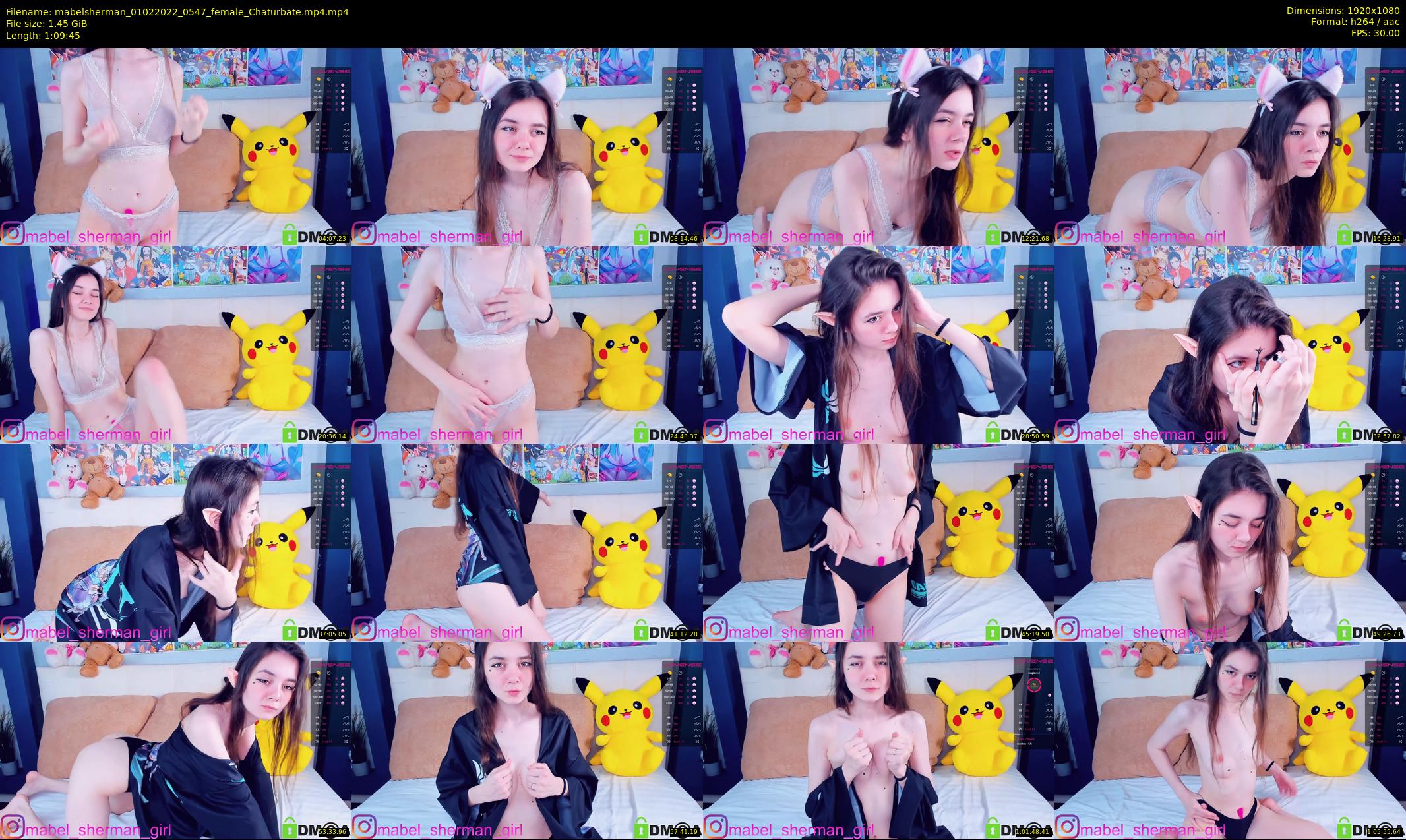 mabelsherman — 70 minute Chaturbate couple cam show recording, 1080p, Feb 1, 2022