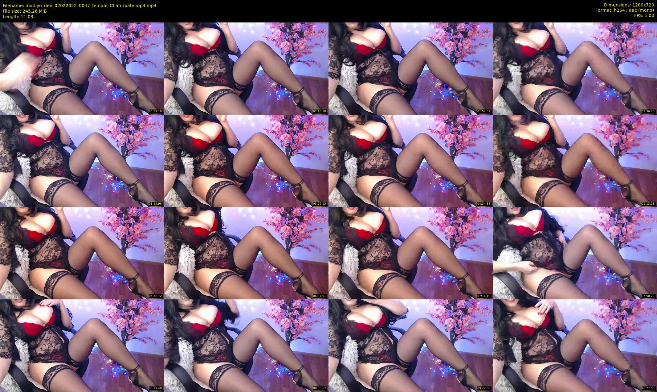 madlyn_dee — 12 minute Chaturbate female cam show recording, 720p, Feb 2, 2022