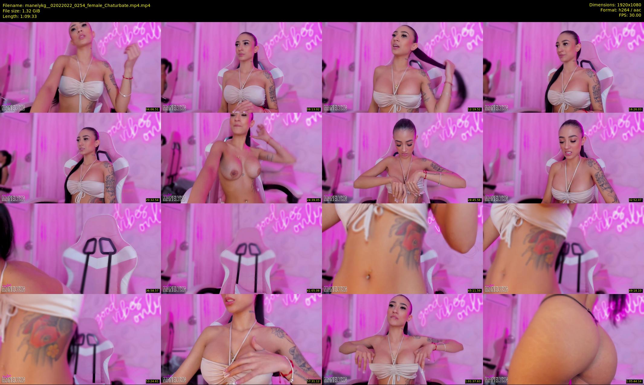 manelykg_ — 70 minute Chaturbate female cam show recording, 1080p, Feb 2, 2022