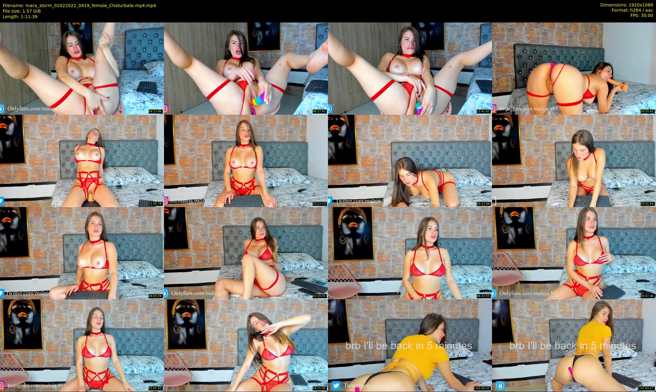 mara_storm — 72 minute Chaturbate female cam show recording, 1080p, Feb 2, 2022