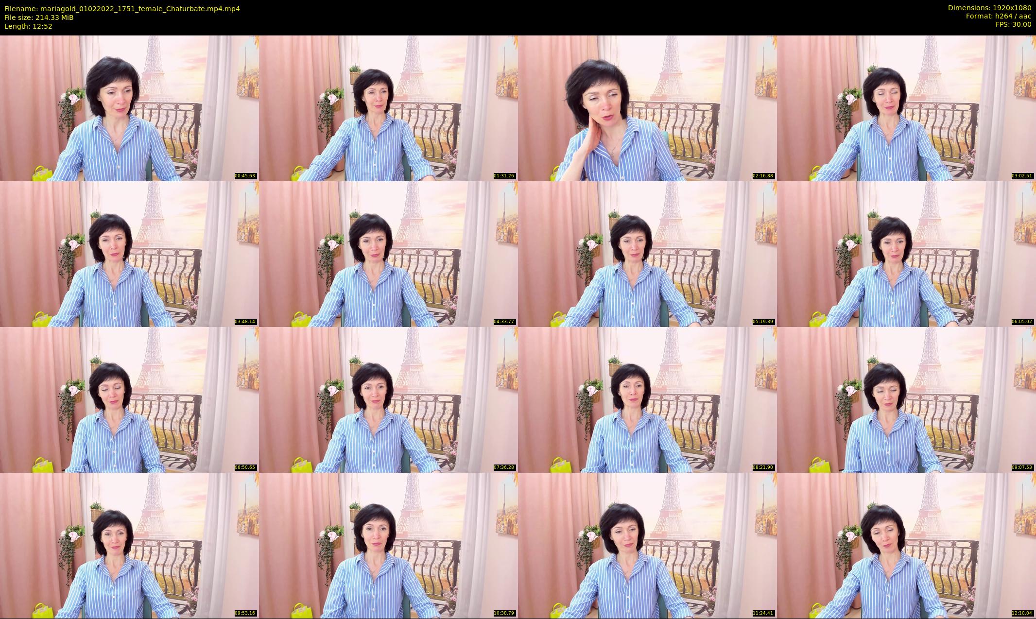 mariagold — 13 minute Chaturbate female cam show recording, 1080p, Feb 1, 2022