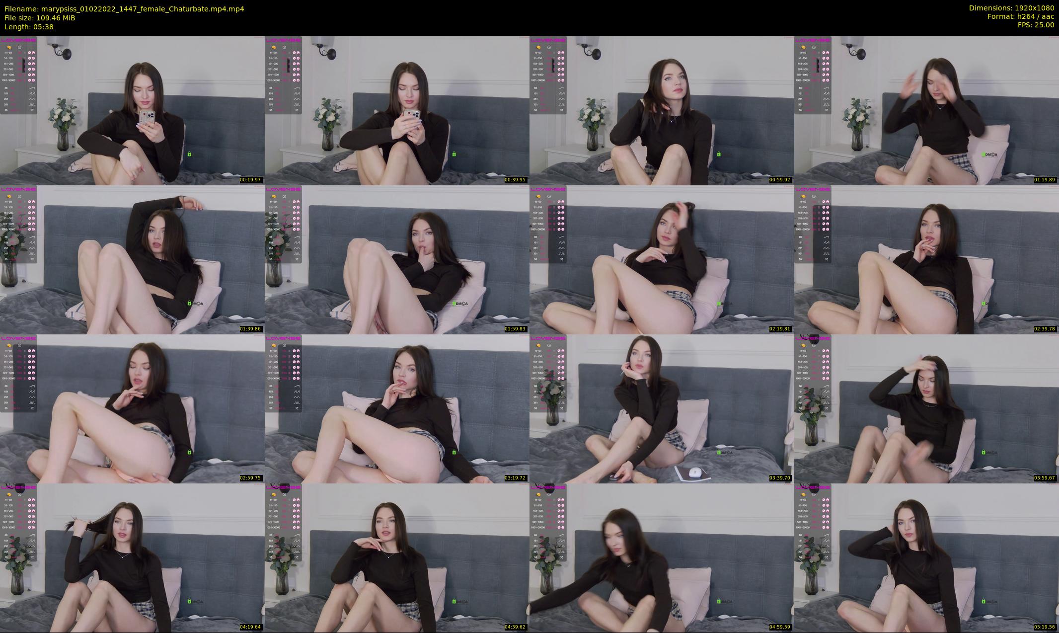 marypsiss — 6 minute Chaturbate female cam show recording, 1080p, Feb 1, 2022