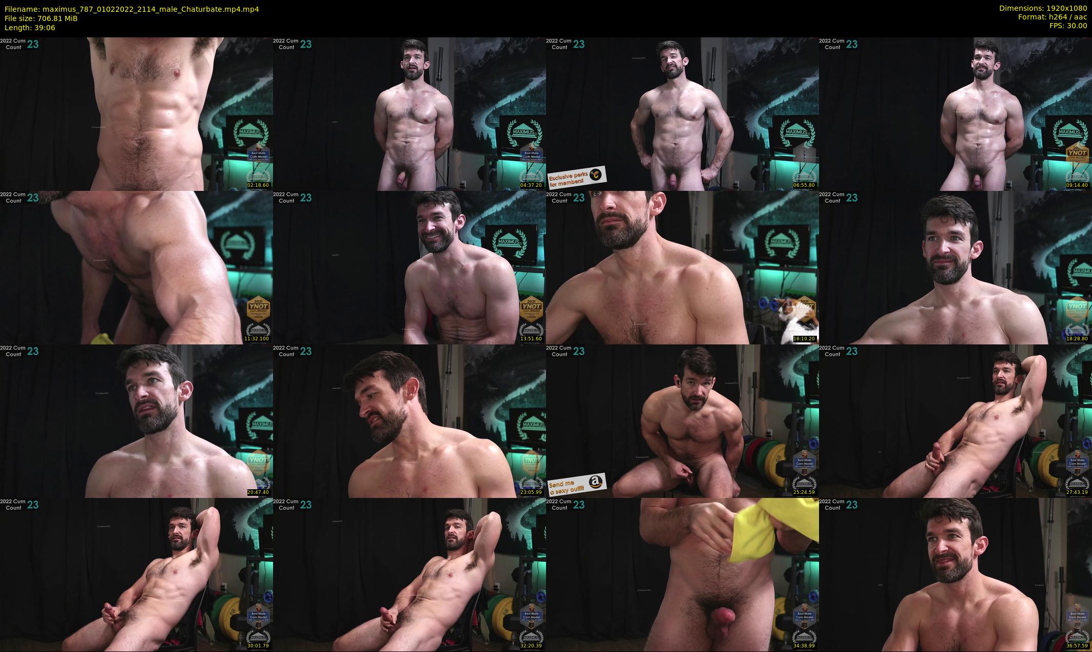 maximus_787 — 40 minute Chaturbate male cam show recording, 1080p, Feb 1, 2022