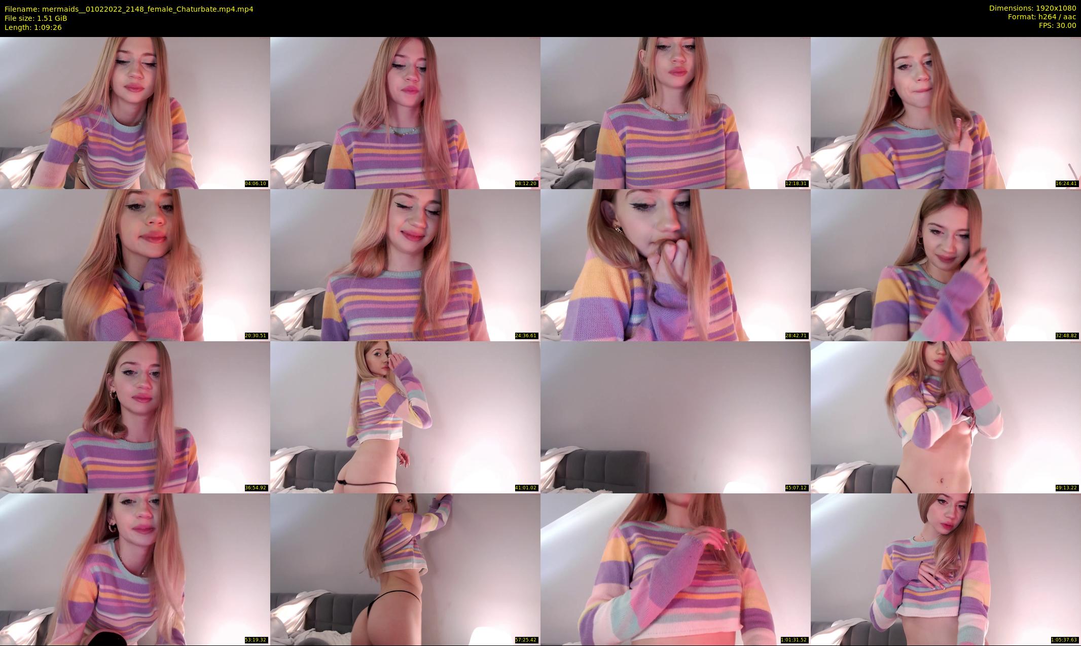 mermaids_ — 70 minute Chaturbate female cam show recording, 1080p, Feb 1, 2022
