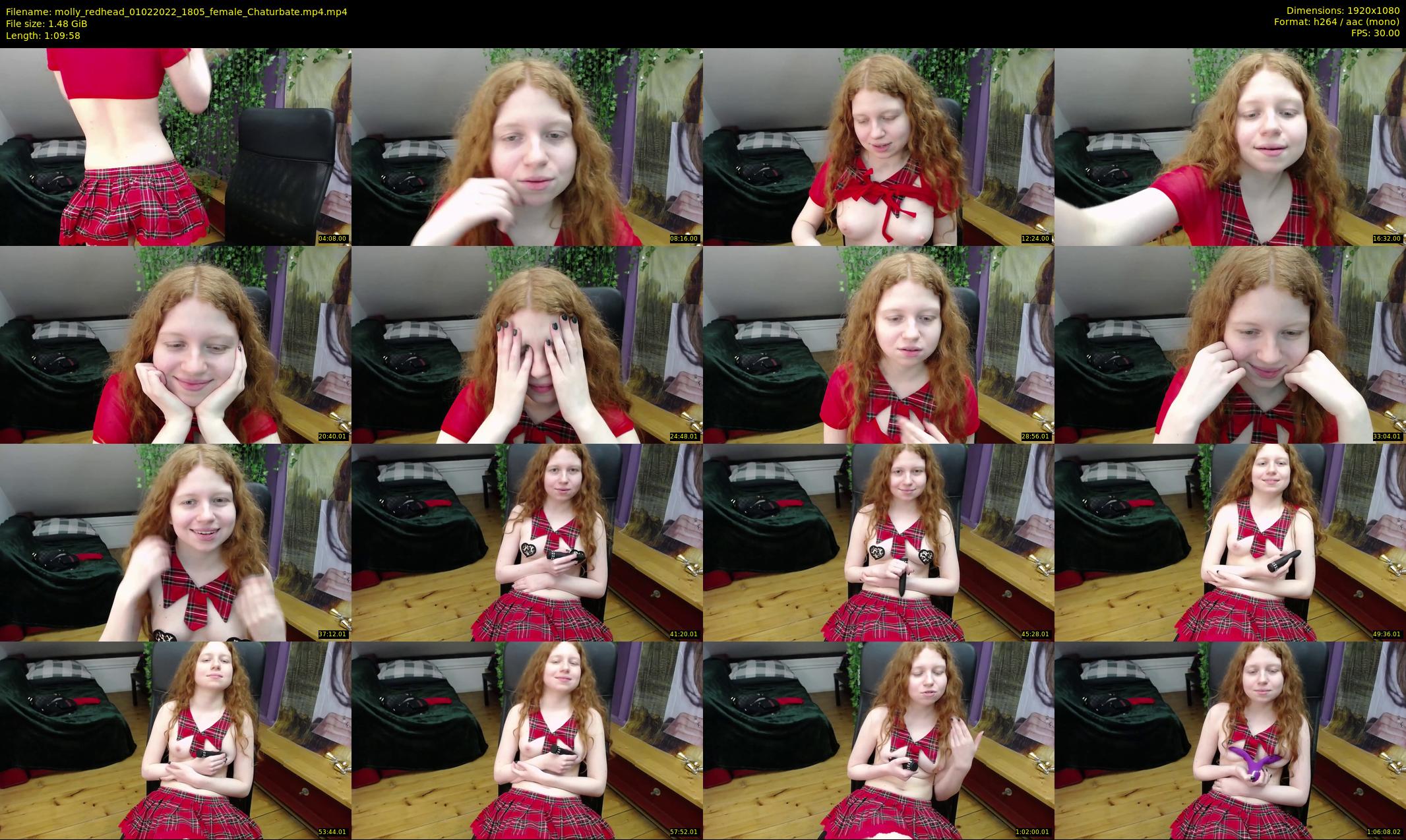 molly_redhead — 70 minute Chaturbate female cam show recording, 1080p, Feb 1, 2022