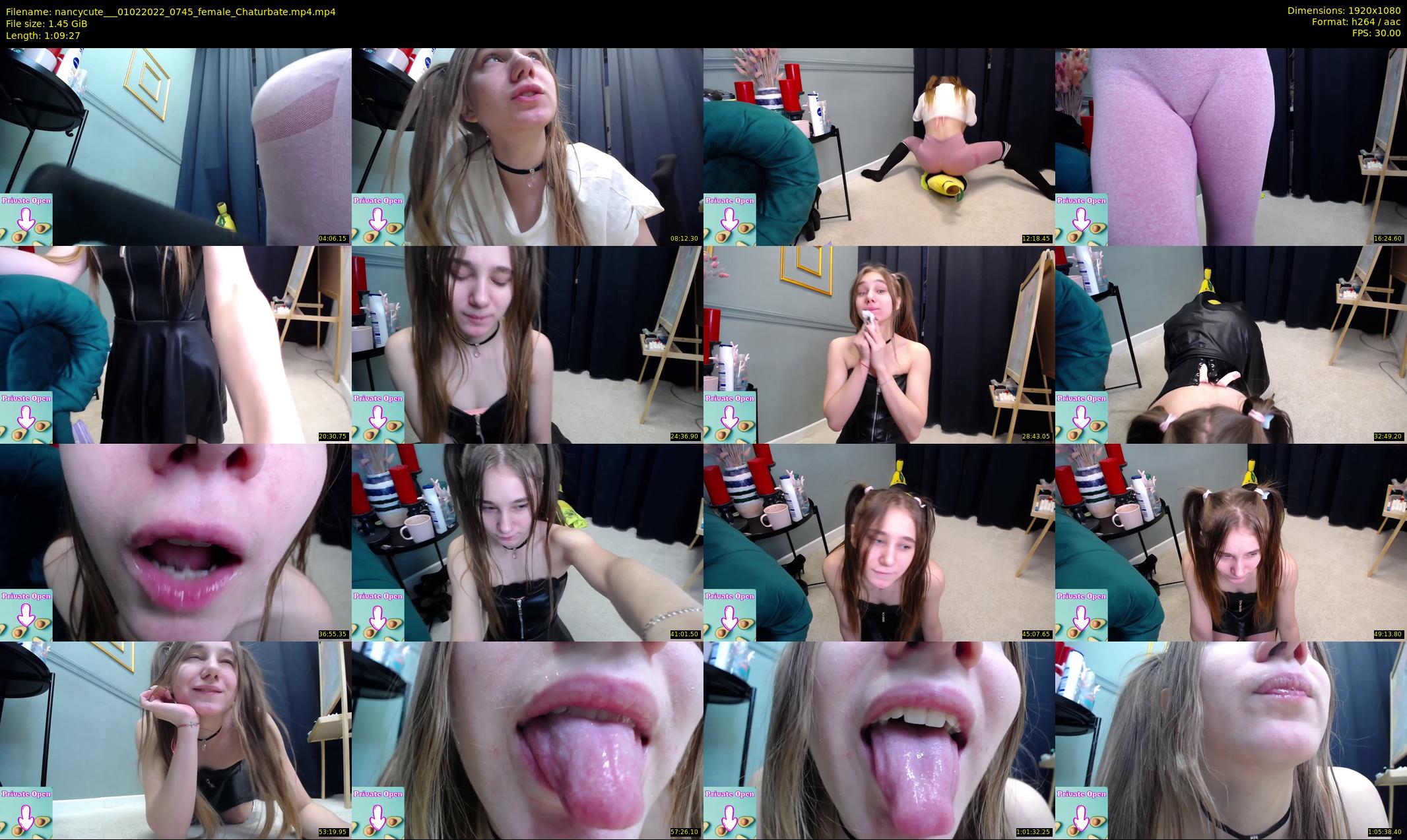 nancycute__ — 70 minute Chaturbate female cam show recording, 1080p, Feb 1, 2022