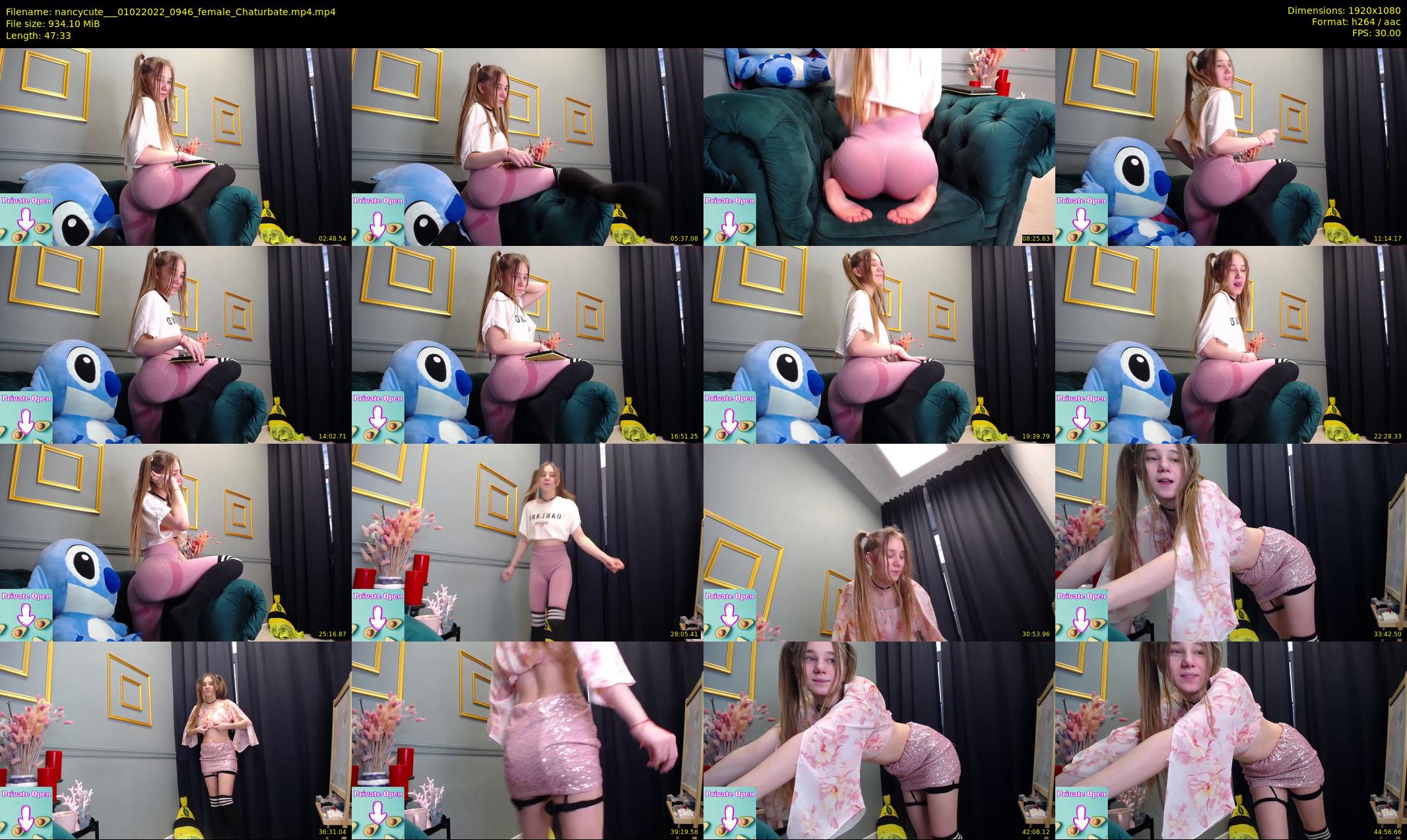 nancycute__ — 48 minute Chaturbate female cam show recording, 1080p, Feb 1, 2022