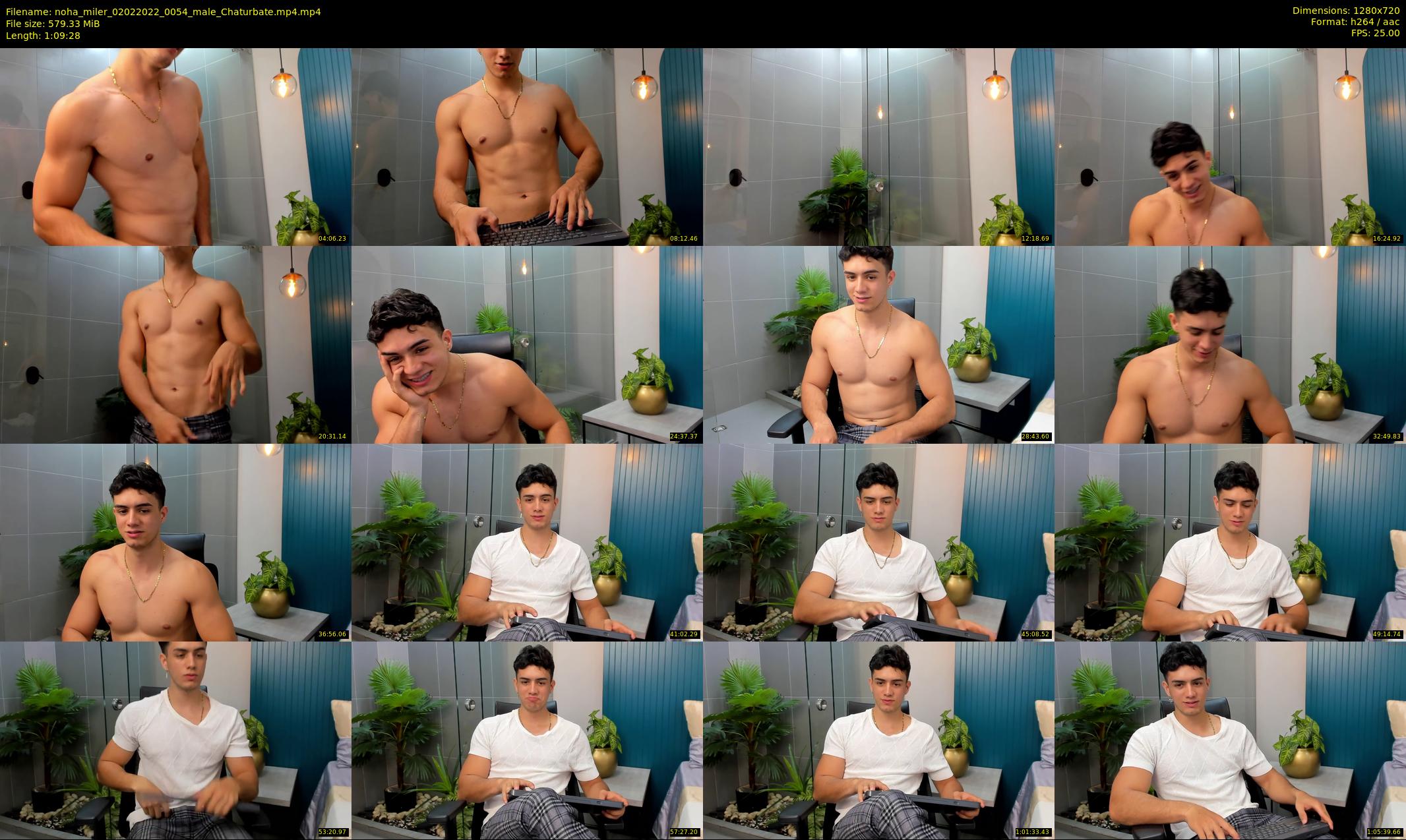 noha_miler — 70 minute Chaturbate male cam show recording, 720p, Feb 2, 2022