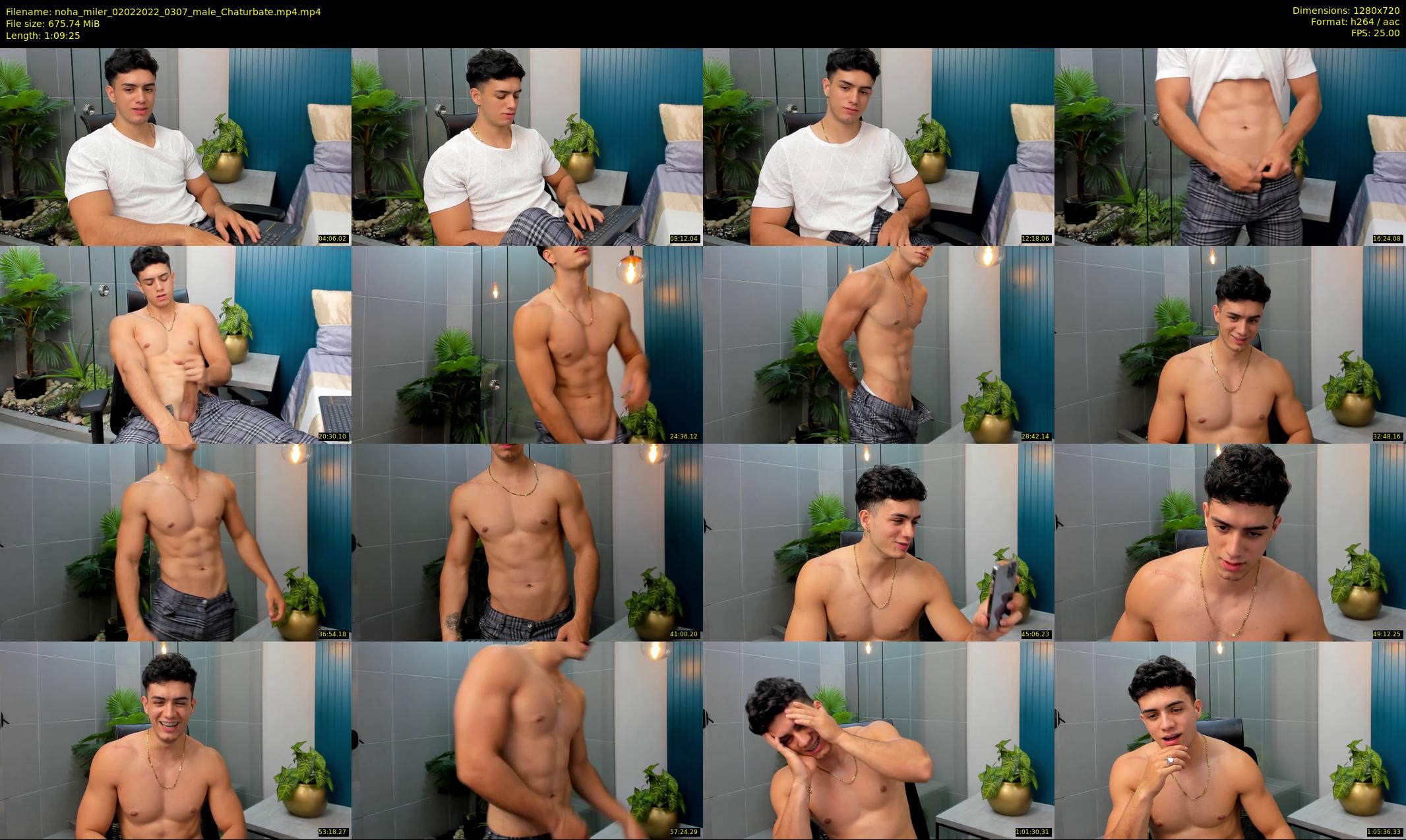 noha_miler — 70 minute Chaturbate male cam show recording, 720p, Feb 2, 2022