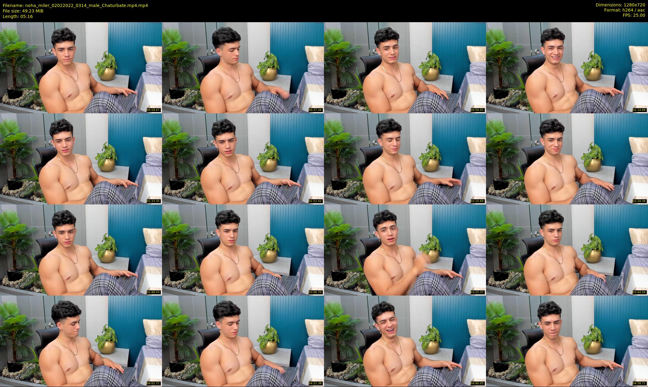 noha_miler — 6 minute Chaturbate male cam show recording, 720p, Feb 2, 2022