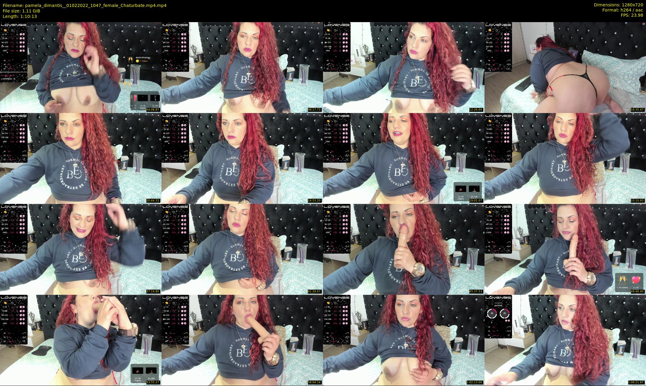 pamela_dimantis_ — 71 minute Chaturbate female cam show recording, 720p, Feb 1, 2022
