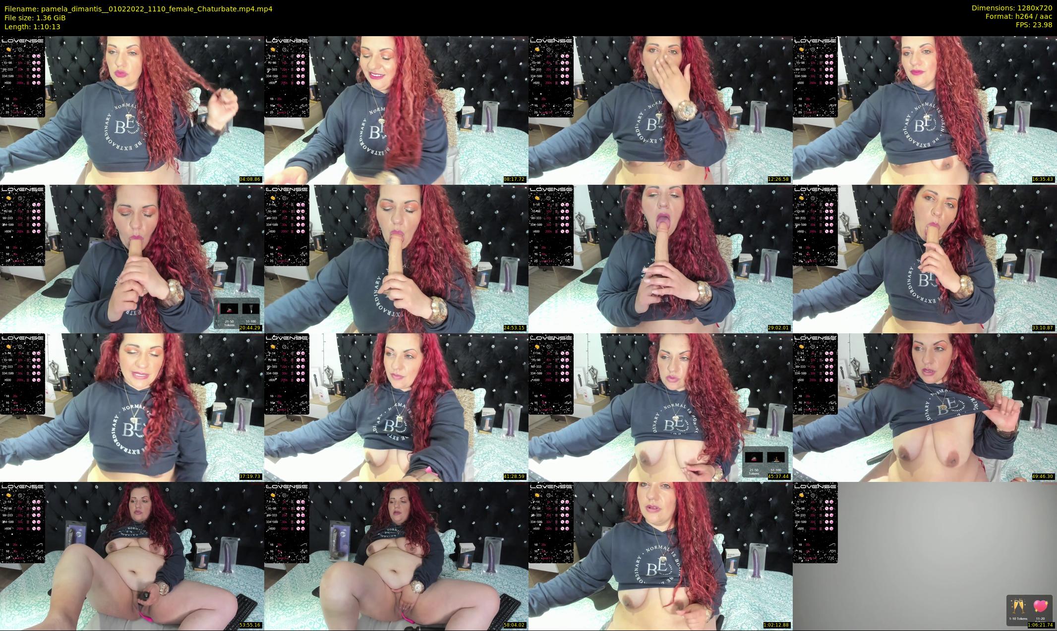 pamela_dimantis_ — 71 minute Chaturbate female cam show recording, 720p, Feb 1, 2022
