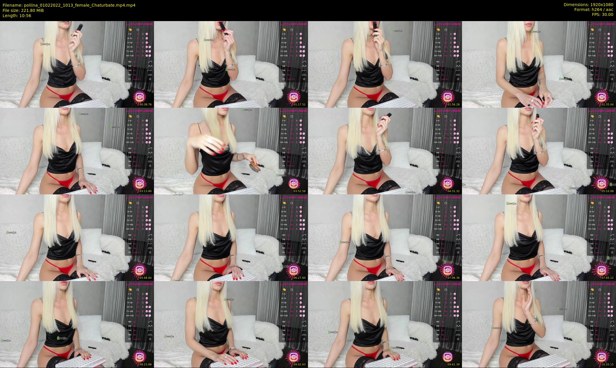 poliina — 11 minute Chaturbate female cam show recording, 1080p, Feb 1, 2022
