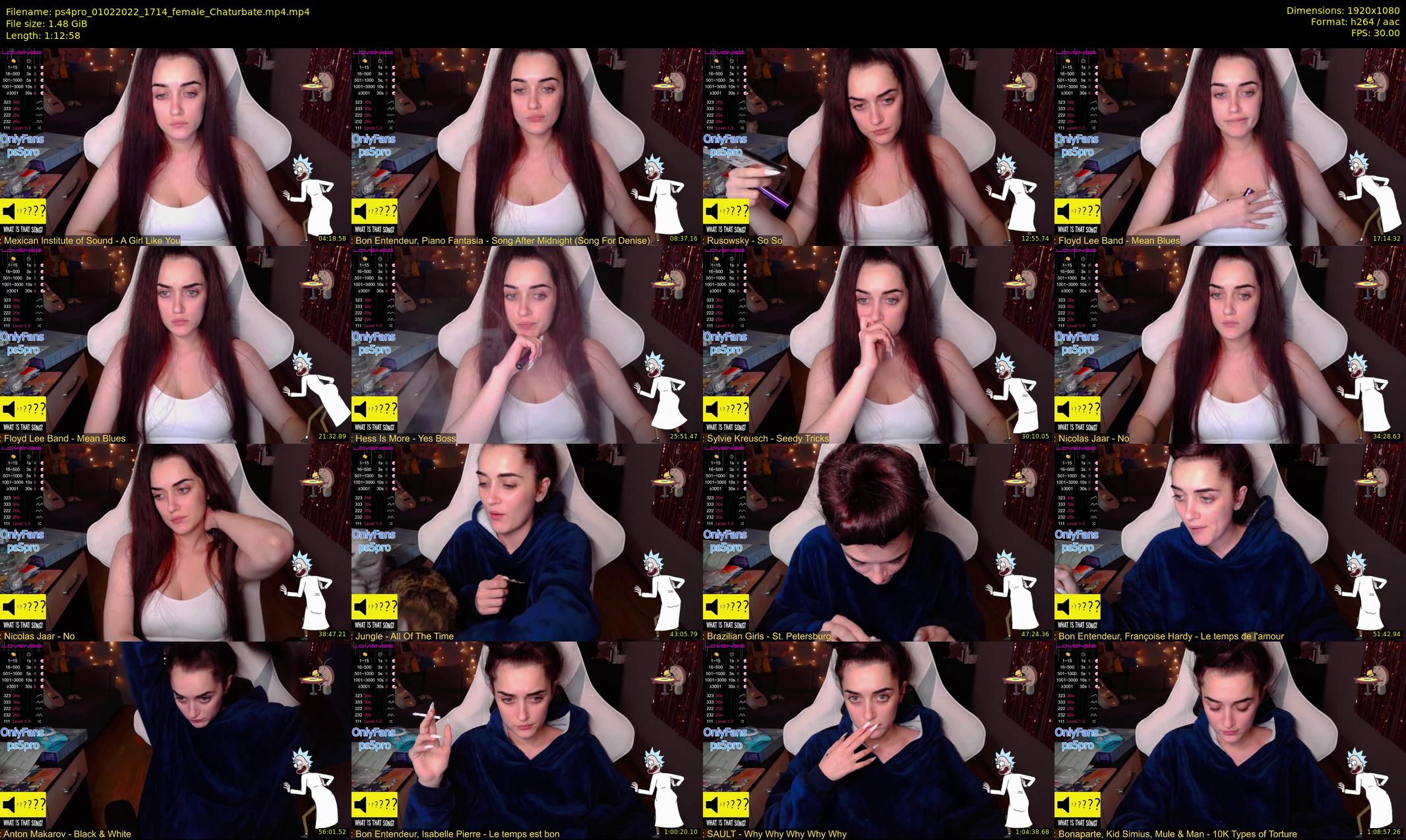 ps4pro — 73 minute Chaturbate female cam show recording, 1080p, Feb 1, 2022