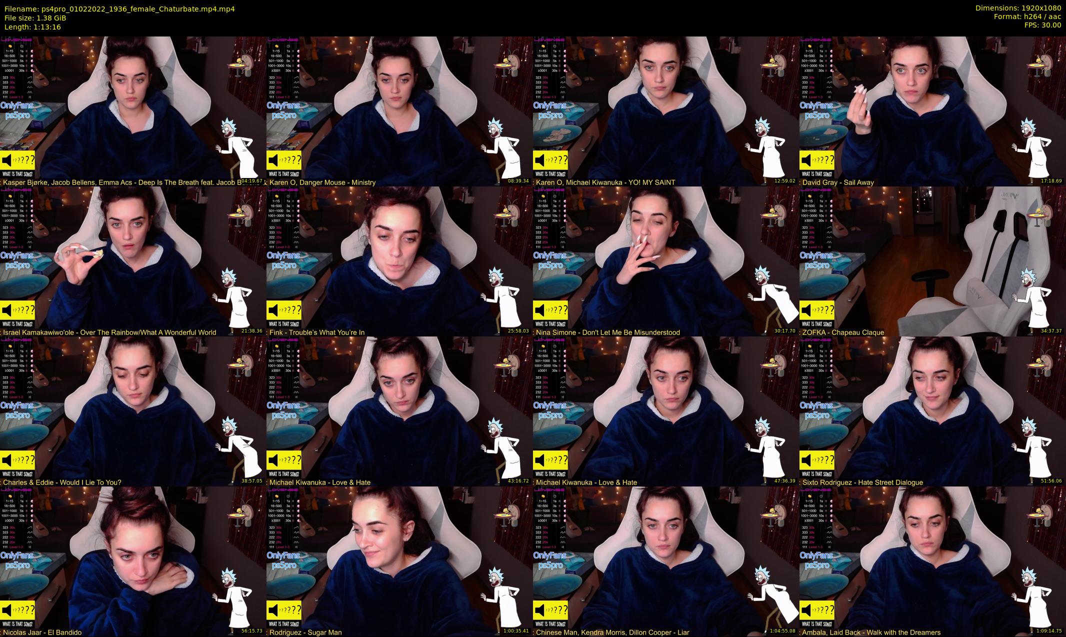 ps4pro — 74 minute Chaturbate female cam show recording, 1080p, Feb 1, 2022