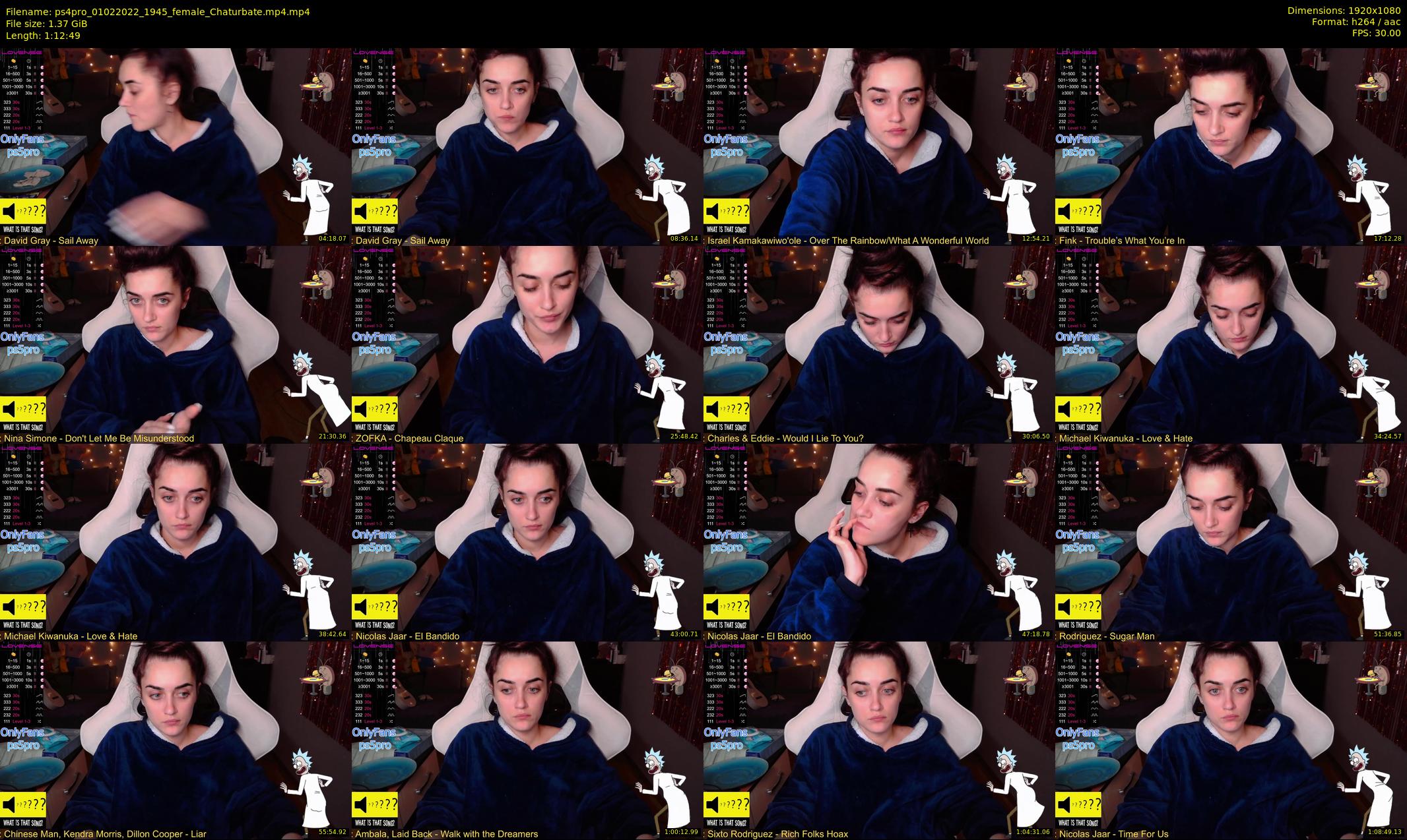 ps4pro — 73 minute Chaturbate female cam show recording, 1080p, Feb 1, 2022