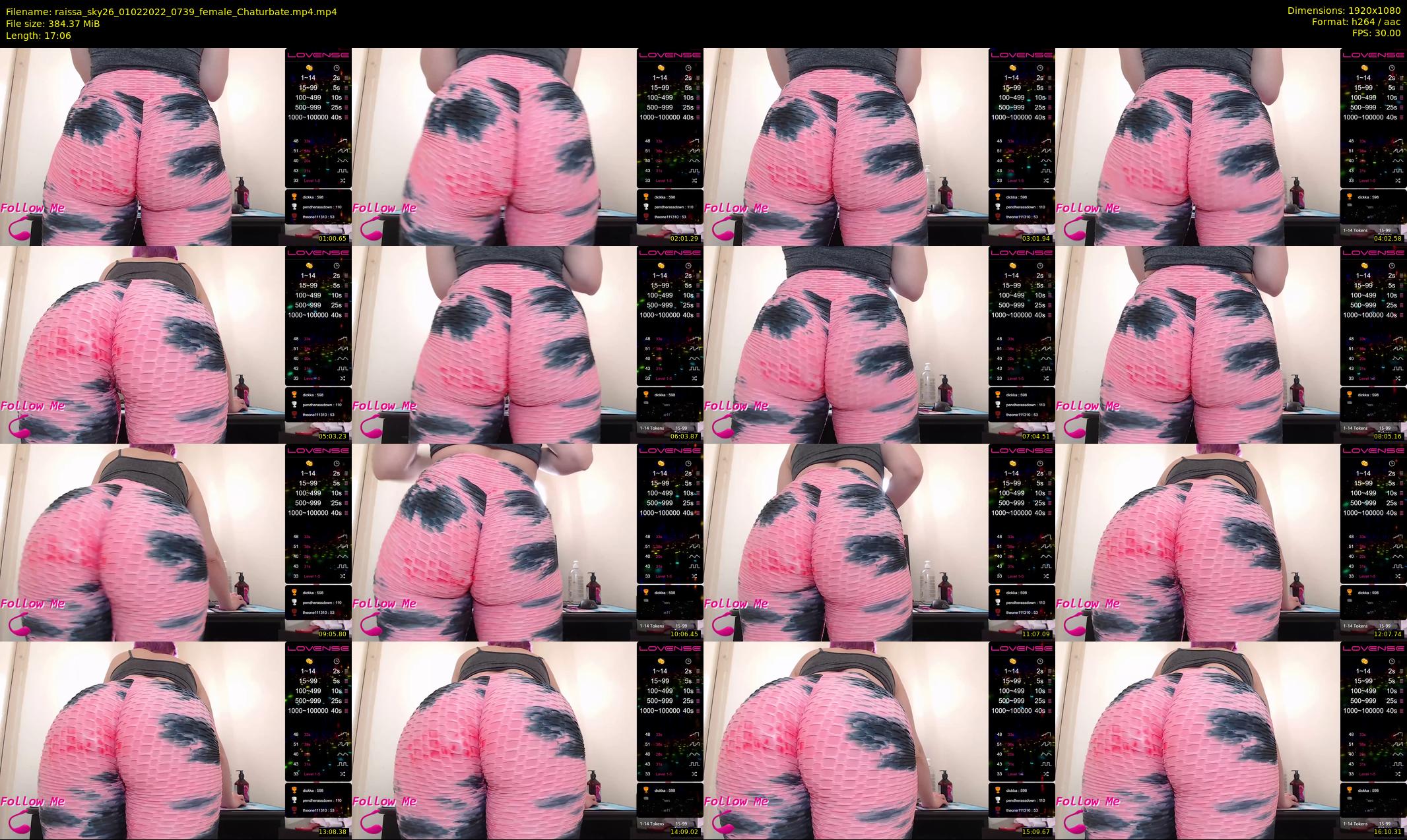 raissa_sky26 — 18 minute Chaturbate female cam show recording, 1080p, Feb 1, 2022