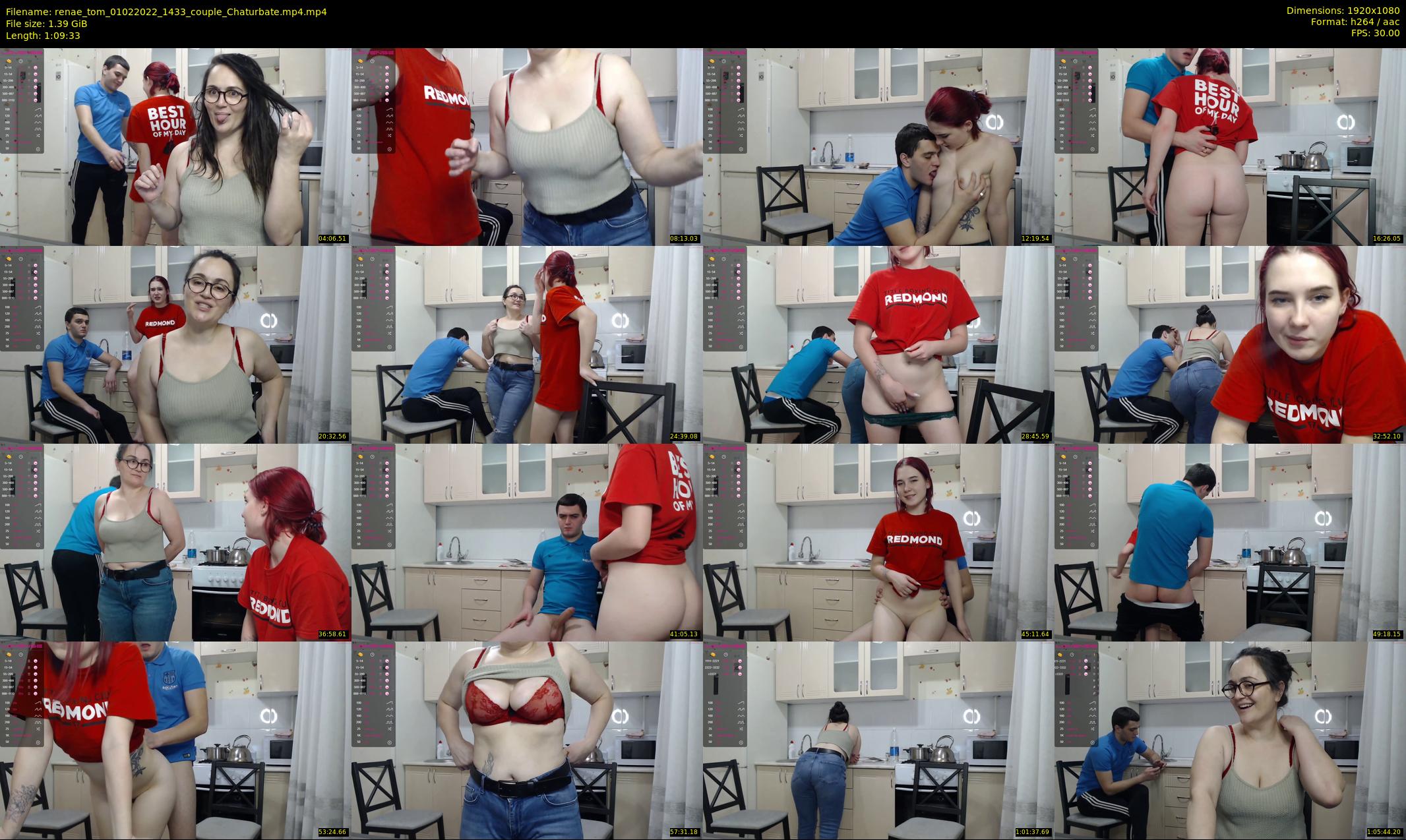 renae_tom — 70 minute Chaturbate couple cam show recording, 1080p, Feb 1, 2022