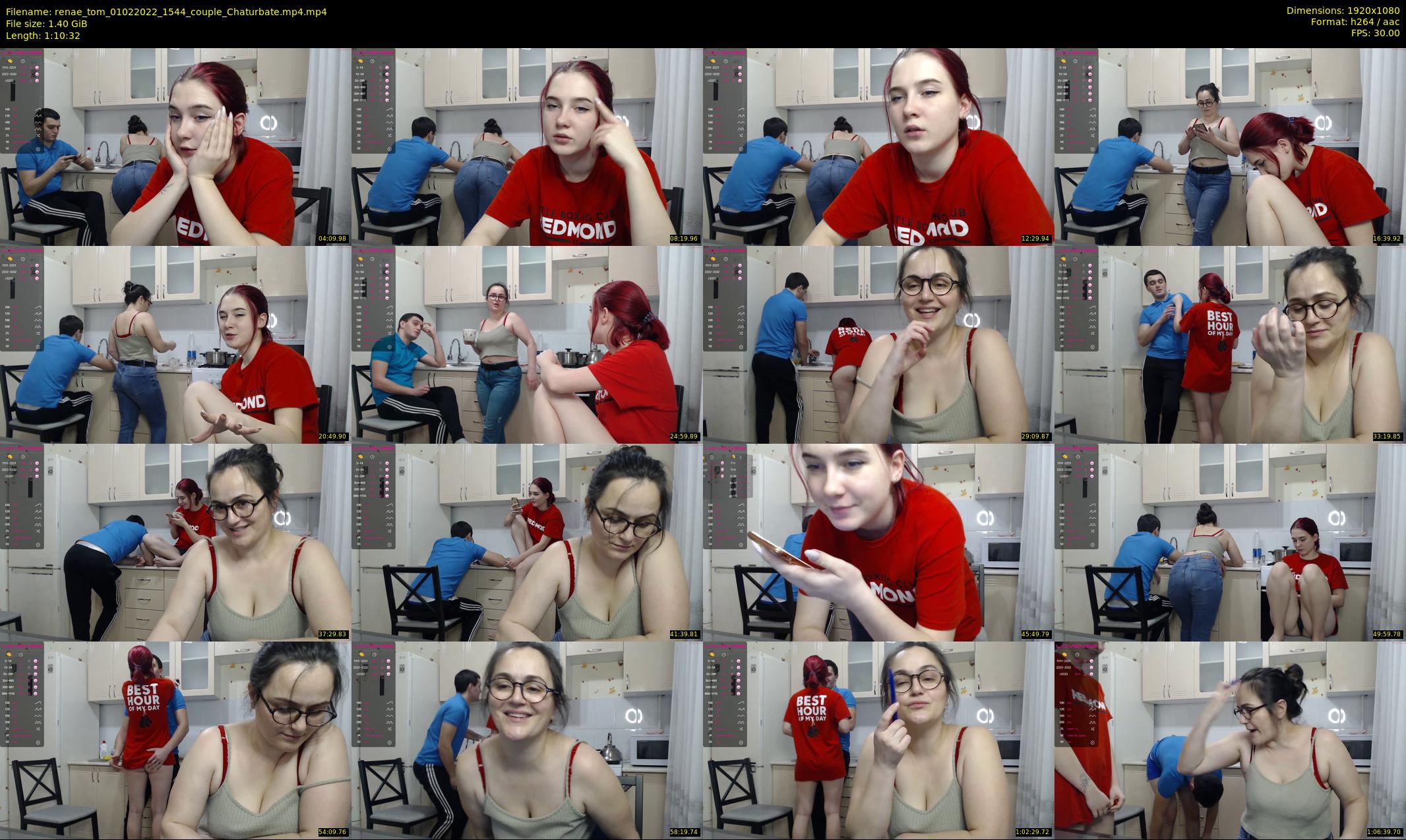 renae_tom — 71 minute Chaturbate couple cam show recording, 1080p, Feb 1, 2022