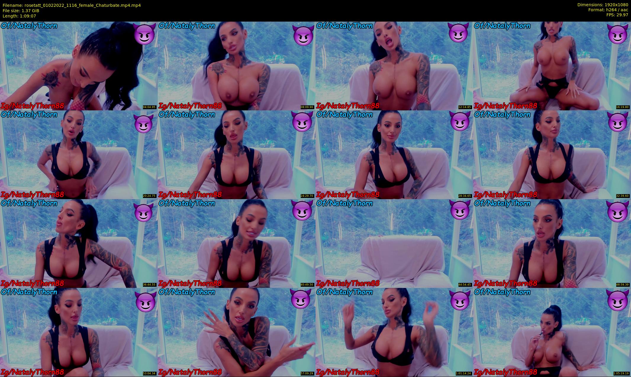 rosetatt — 70 minute Chaturbate female cam show recording, 1080p, Feb 1, 2022