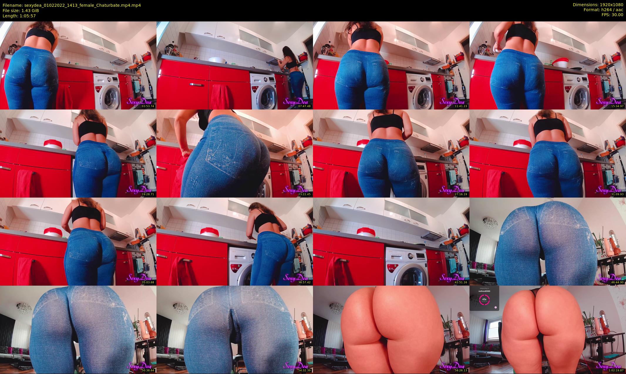 sexydea — 66 minute Chaturbate female cam show recording, 1080p, Feb 1, 2022