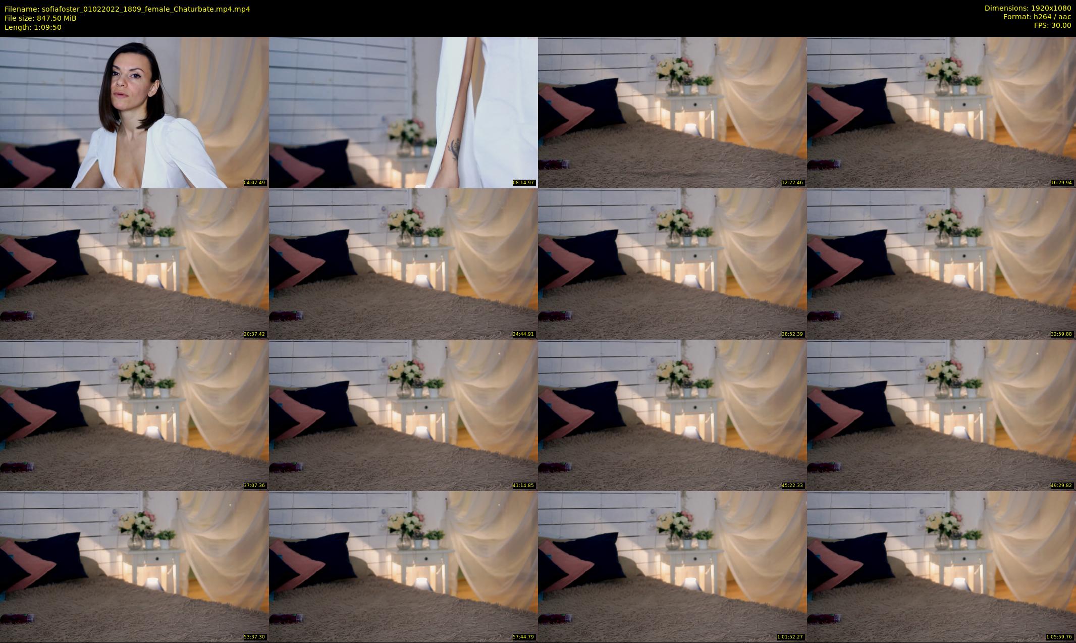 sofiafoster — 70 minute Chaturbate female cam show recording, 1080p, Feb 1, 2022