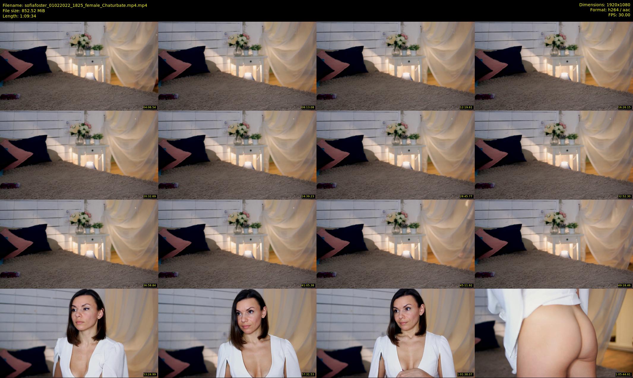 sofiafoster — 70 minute Chaturbate female cam show recording, 1080p, Feb 1, 2022