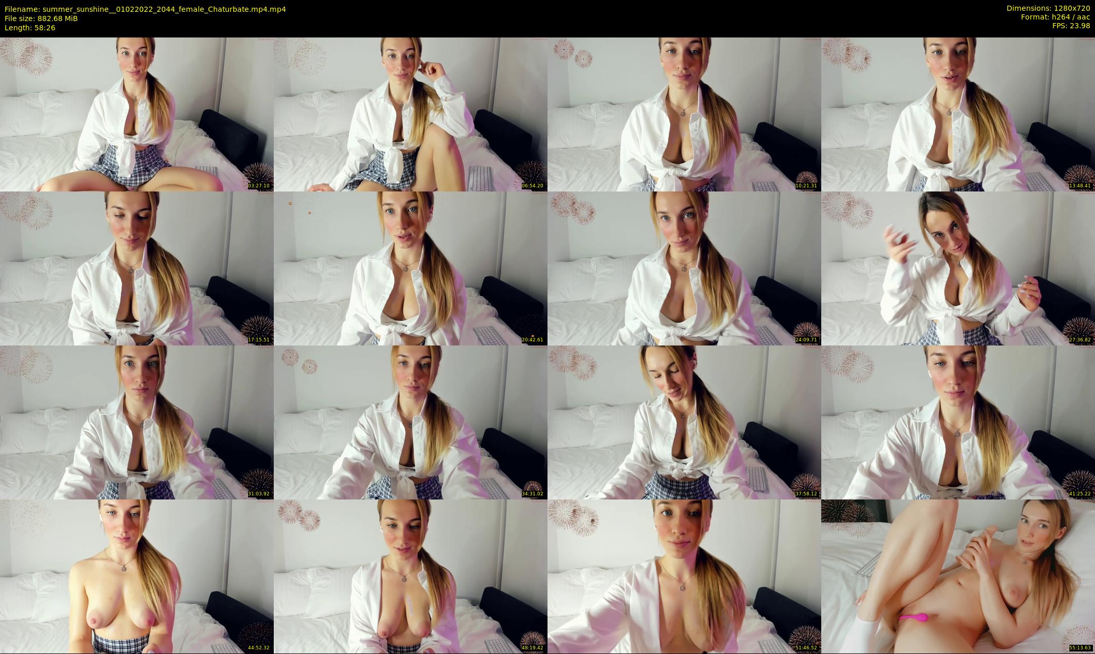 summer_sunshine_ — 59 minute Chaturbate female cam show recording, 720p, Feb 1, 2022