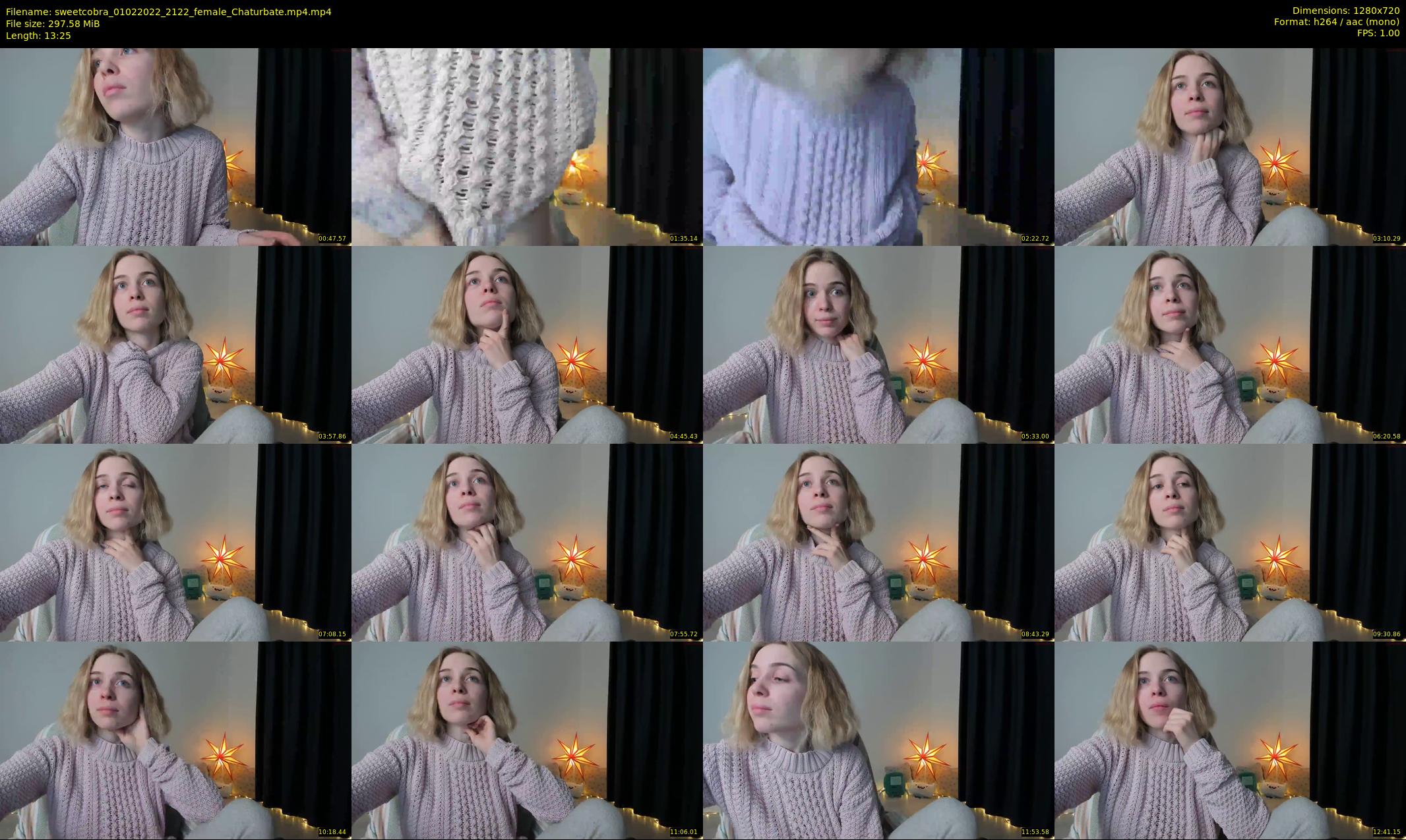 sweetcobra — 14 minute Chaturbate female cam show recording, 720p, Feb 1, 2022