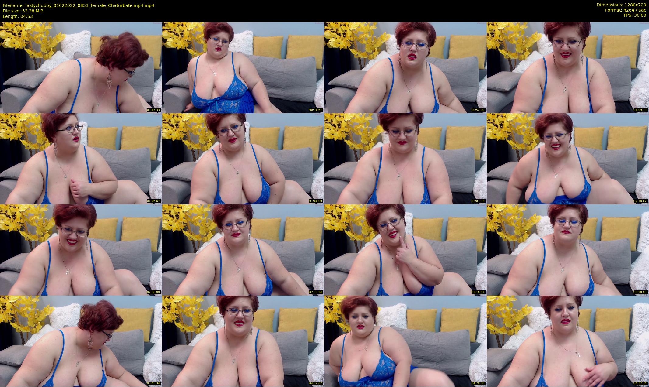 tastychubby — 5 minute Chaturbate female cam show recording, 720p, Feb 1, 2022