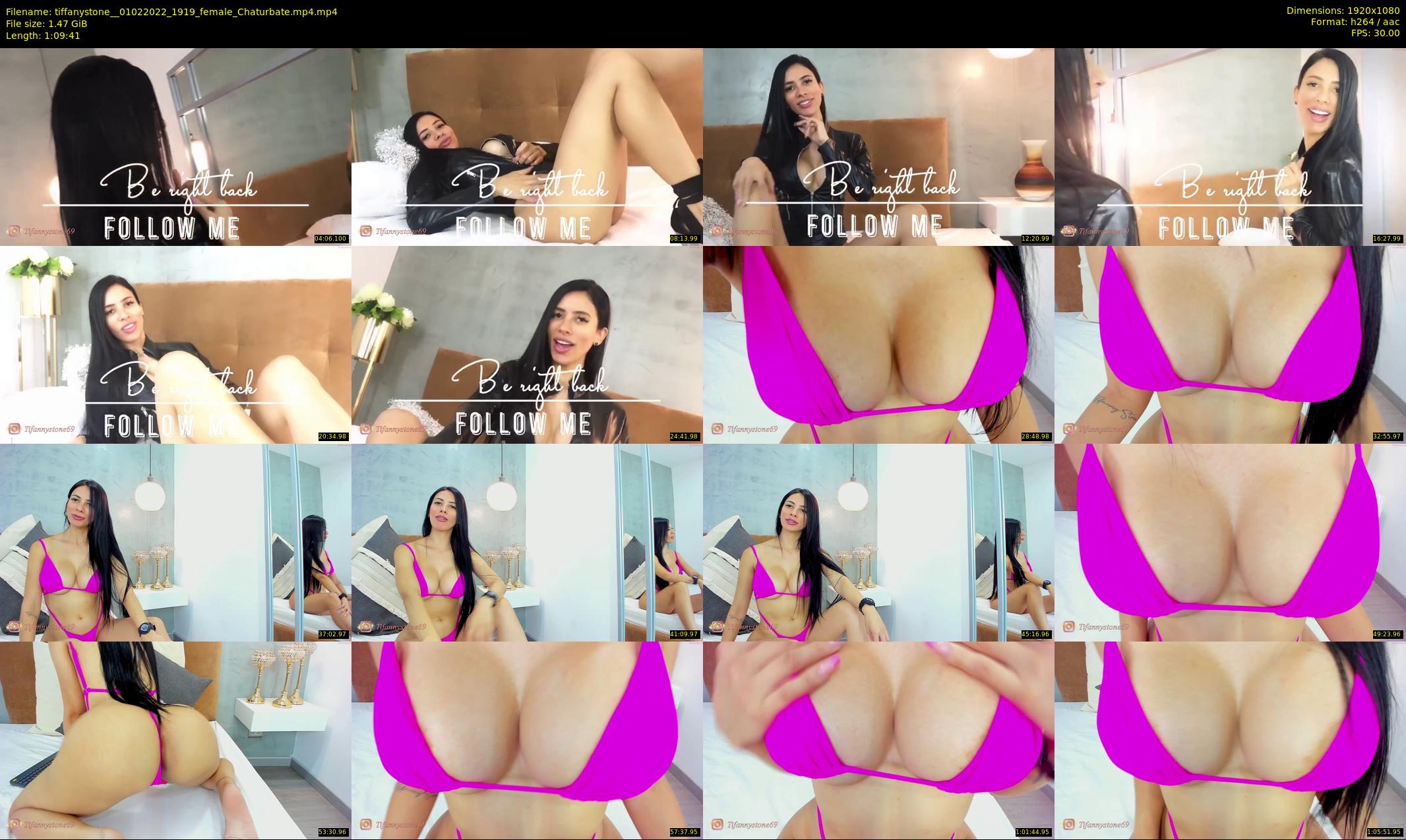 tiffanystone_ — 70 minute Chaturbate female cam show recording, 1080p, Feb 1, 2022