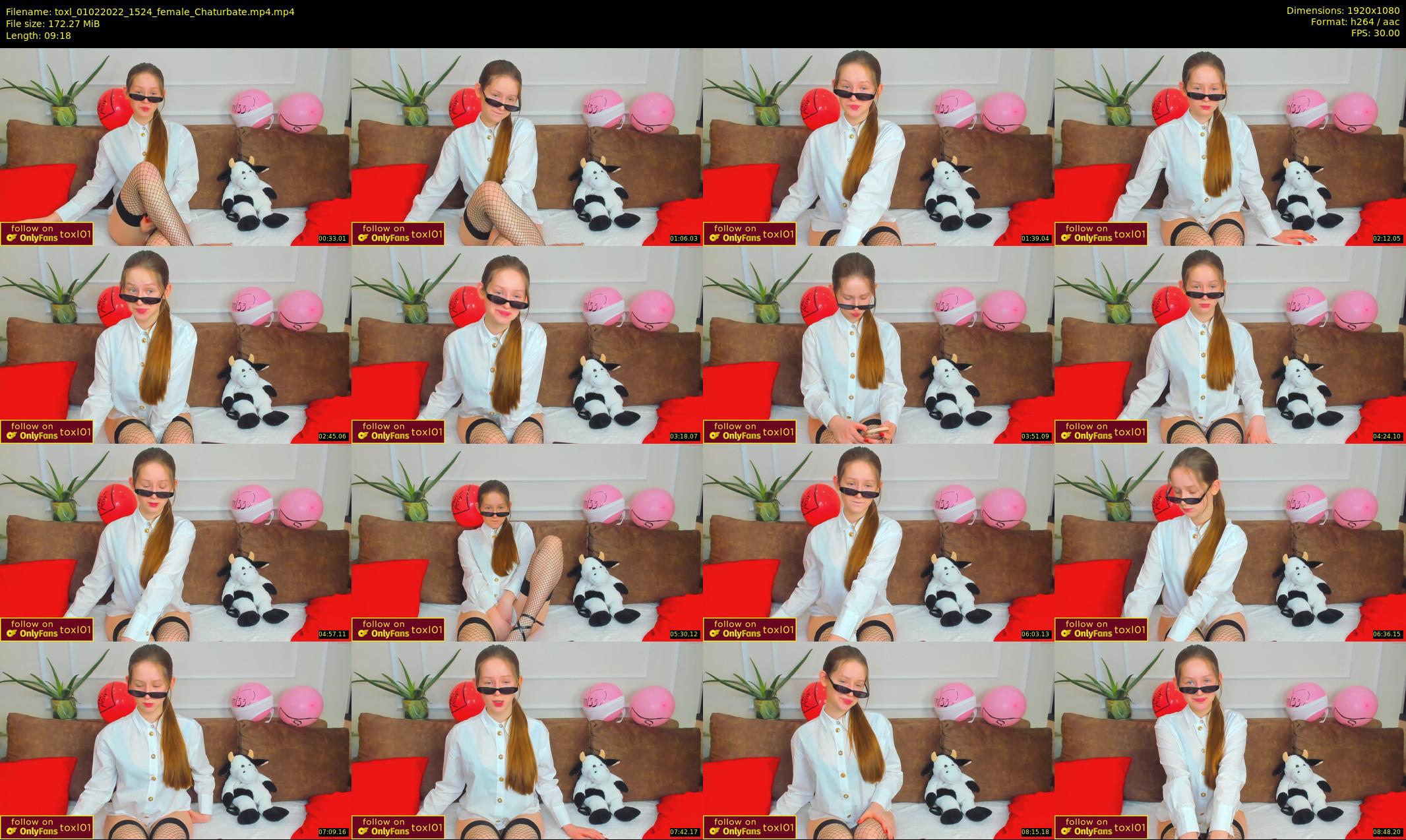 toxl — 10 minute Chaturbate female cam show recording, 1080p, Feb 1, 2022