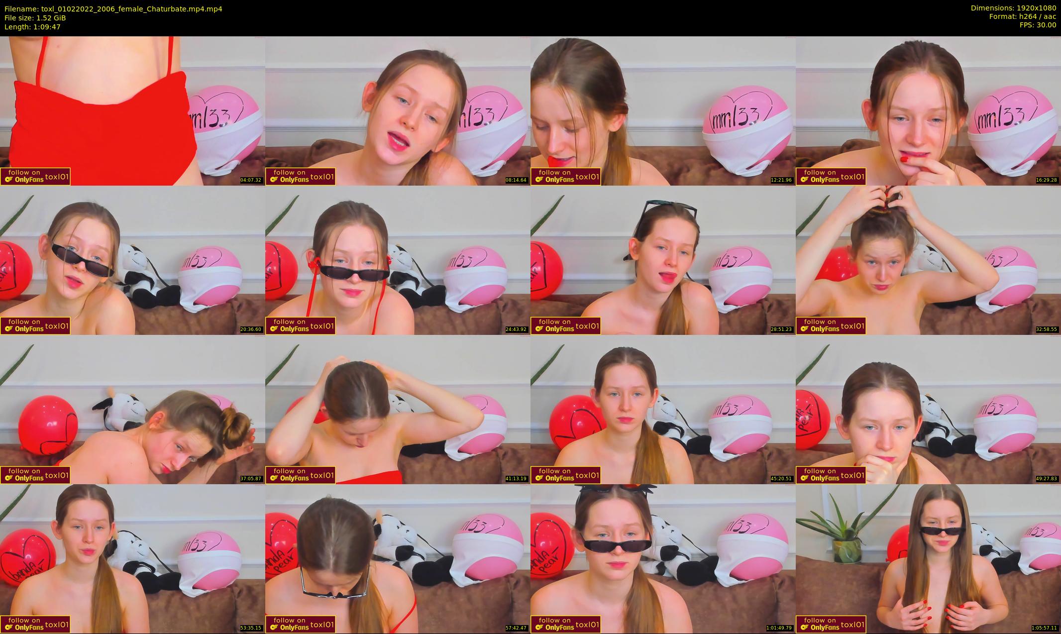 toxl — 70 minute Chaturbate female cam show recording, 1080p, Feb 1, 2022