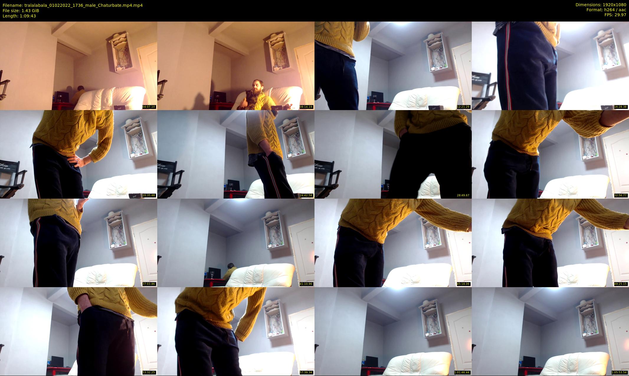 tralalabala — 70 minute Chaturbate male cam show recording, 1080p, Feb 1, 2022