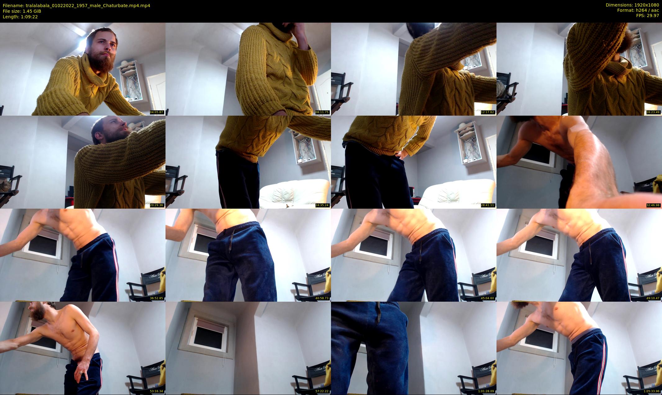tralalabala — 70 minute Chaturbate male cam show recording, 1080p, Feb 1, 2022