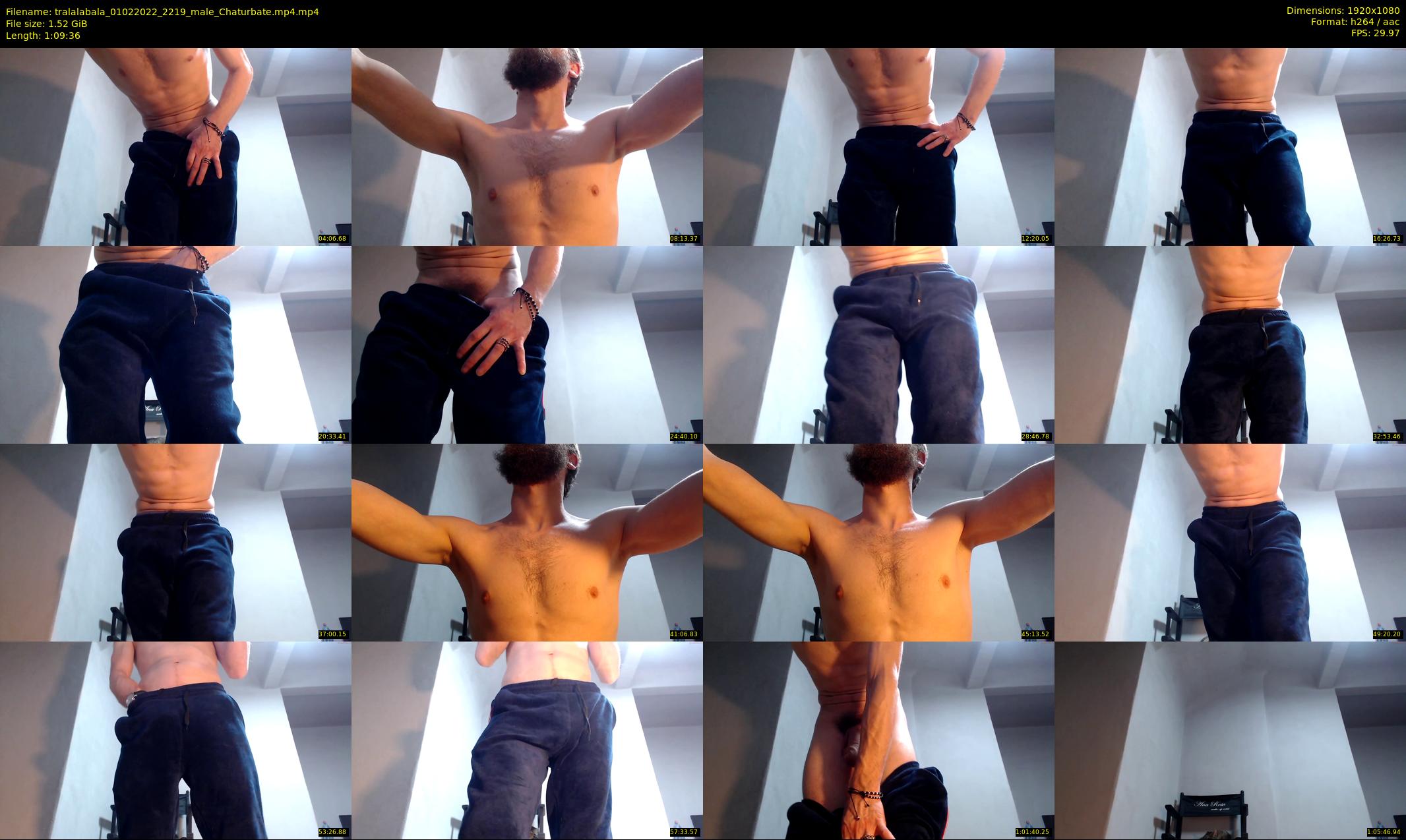 tralalabala — 70 minute Chaturbate male cam show recording, 1080p, Feb 1, 2022