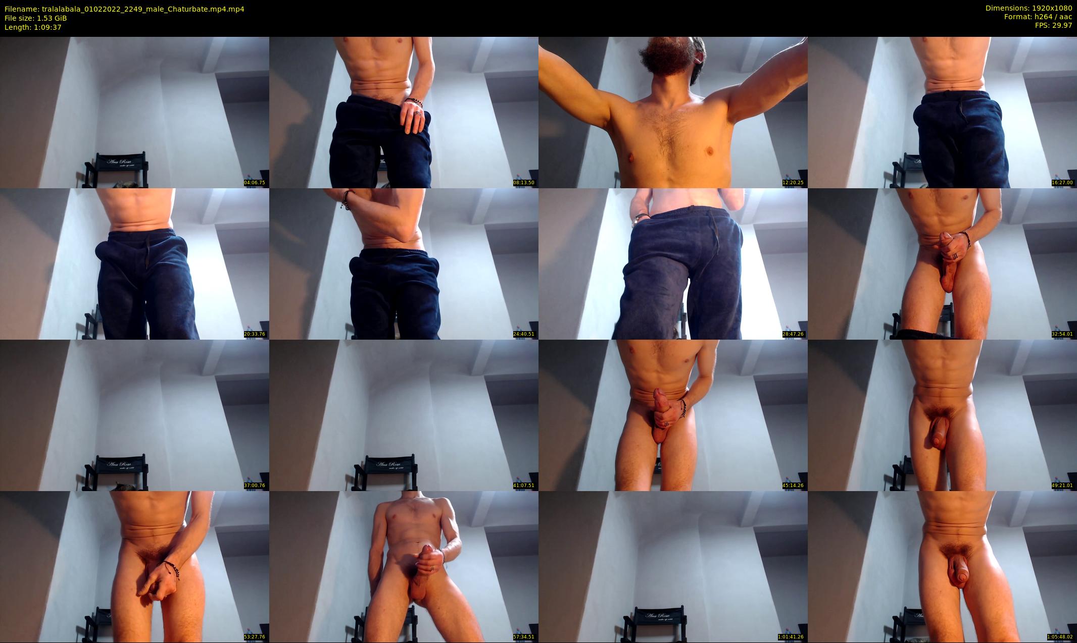 tralalabala — 70 minute Chaturbate male cam show recording, 1080p, Feb 1, 2022