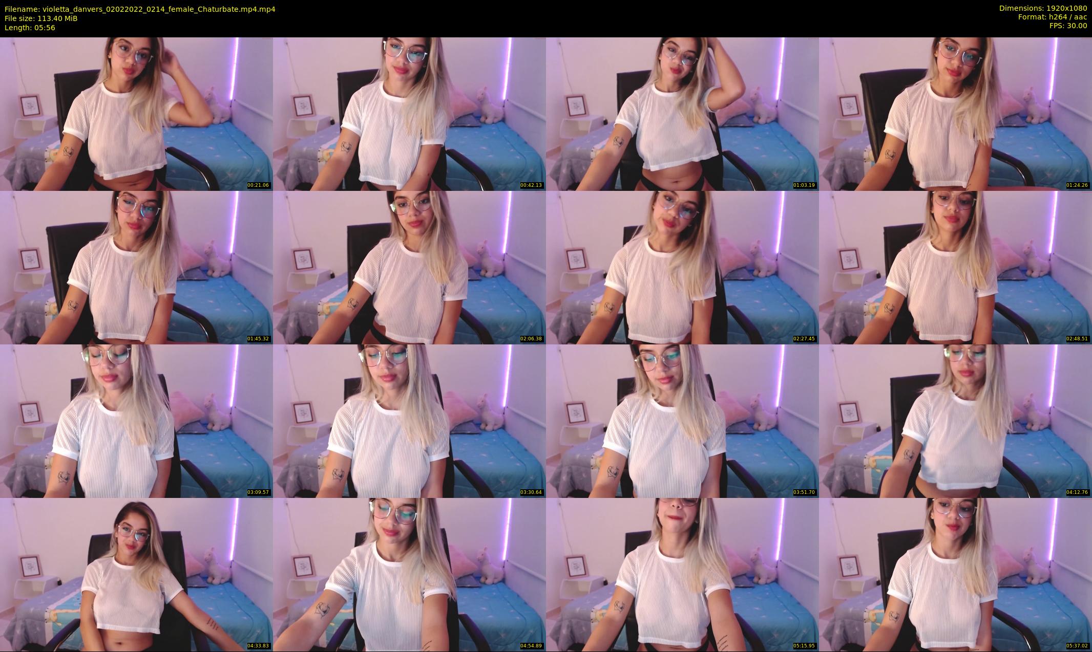 violetta_danvers — 6 minute Chaturbate female cam show recording, 1080p, Feb 2, 2022