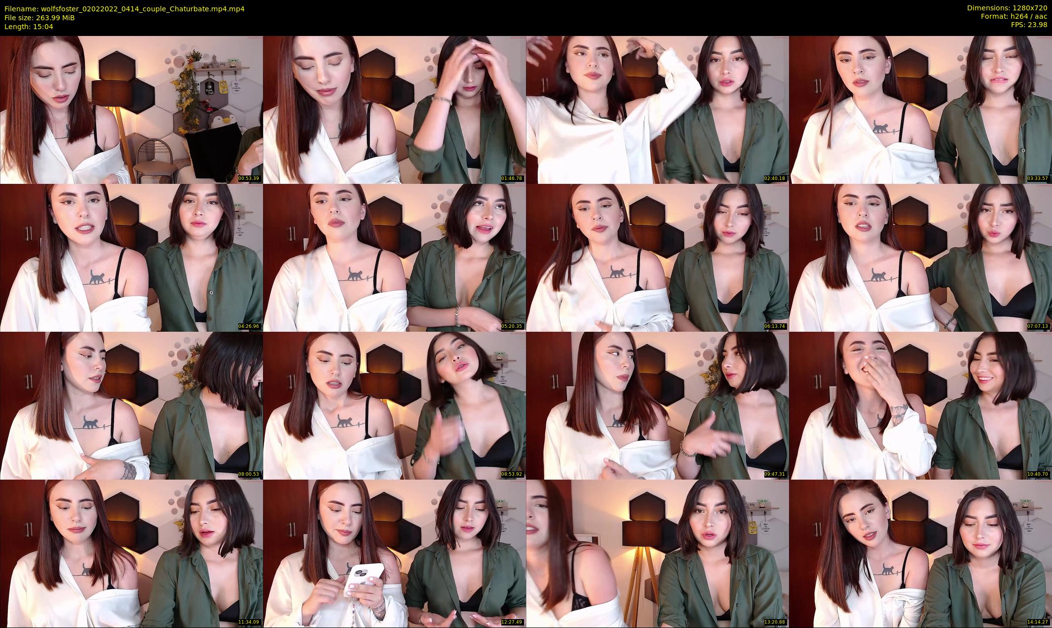 wolfsfoster — 16 minute Chaturbate couple cam show recording, 720p, Feb 2, 2022