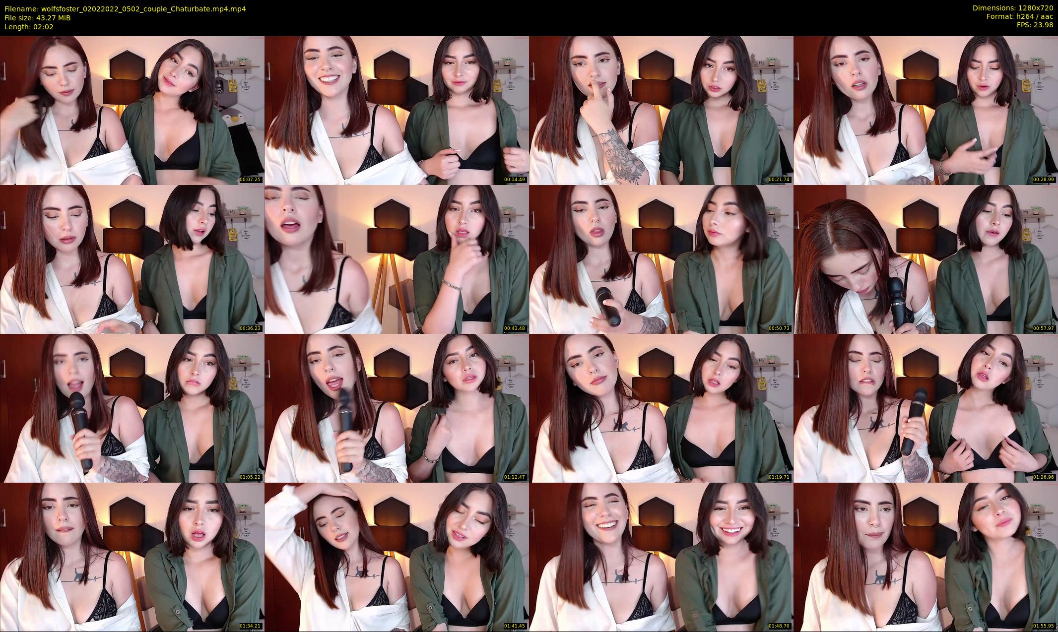 wolfsfoster — 3 minute Chaturbate couple cam show recording, 720p, Feb 2, 2022