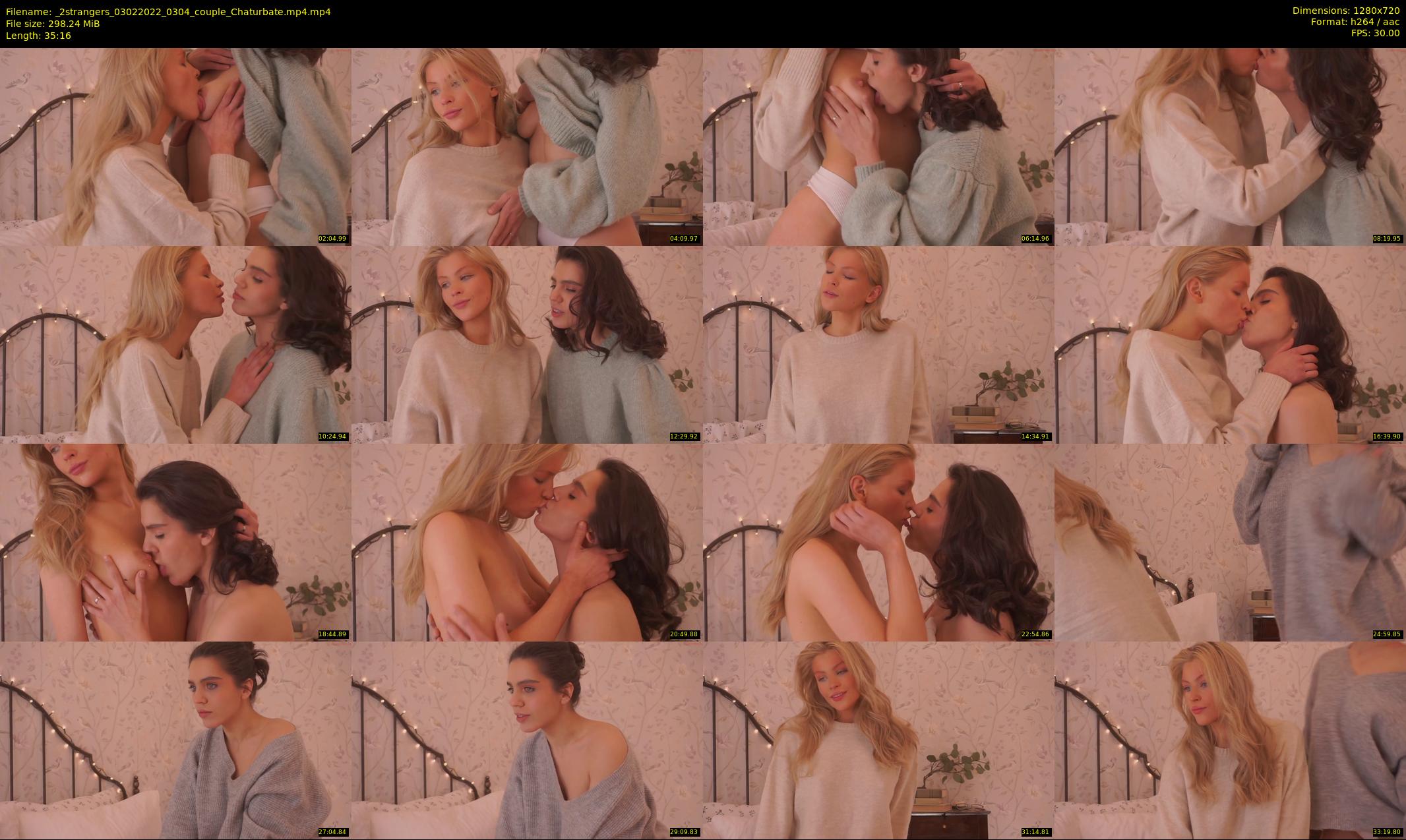 _2strangers — 36 minute Chaturbate couple cam show recording, 720p, Feb 3, 2022