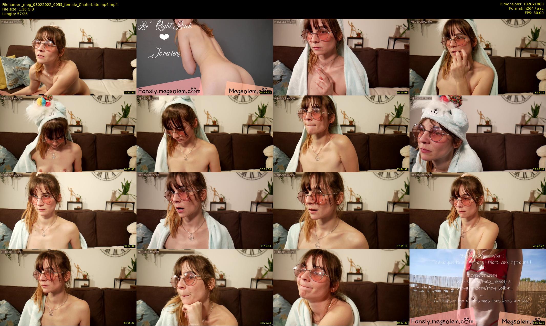 _meg — 58 minute Chaturbate female cam show recording, 1080p, Feb 3, 2022
