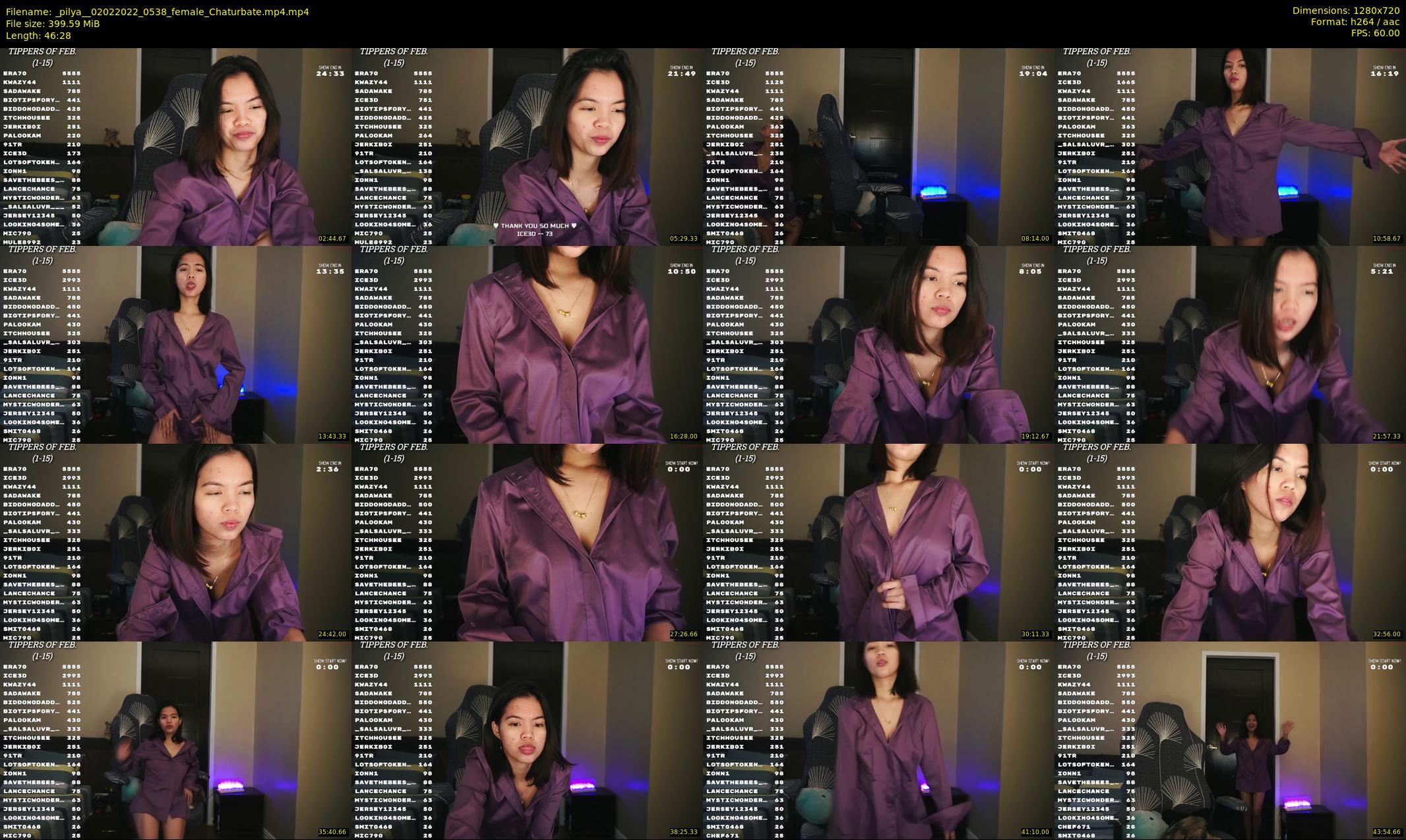 _pilya_ — 47 minute Chaturbate female cam show recording, 720p, Feb 2, 2022