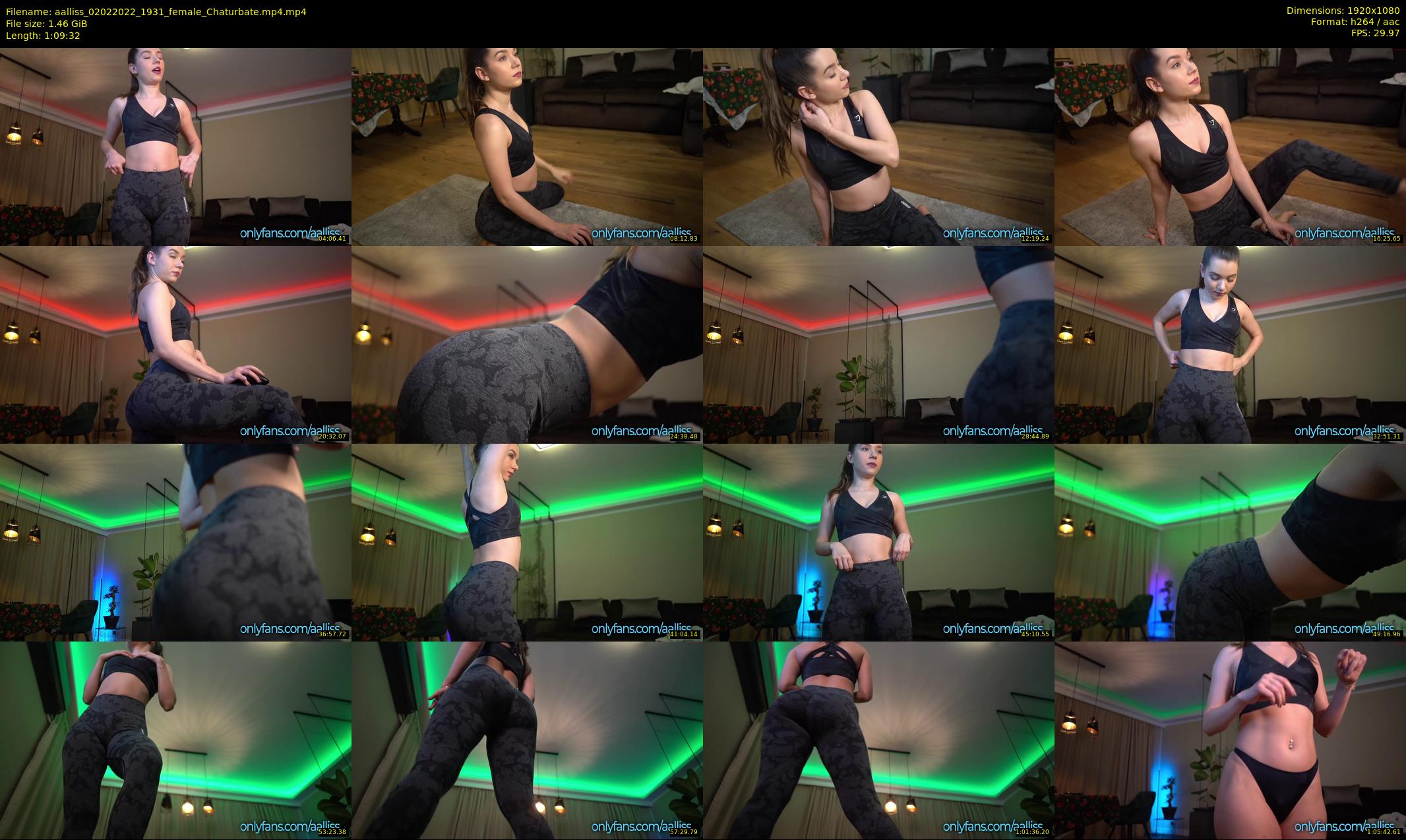 aalliss — 70 minute Chaturbate female cam show recording, 1080p, Feb 2, 2022