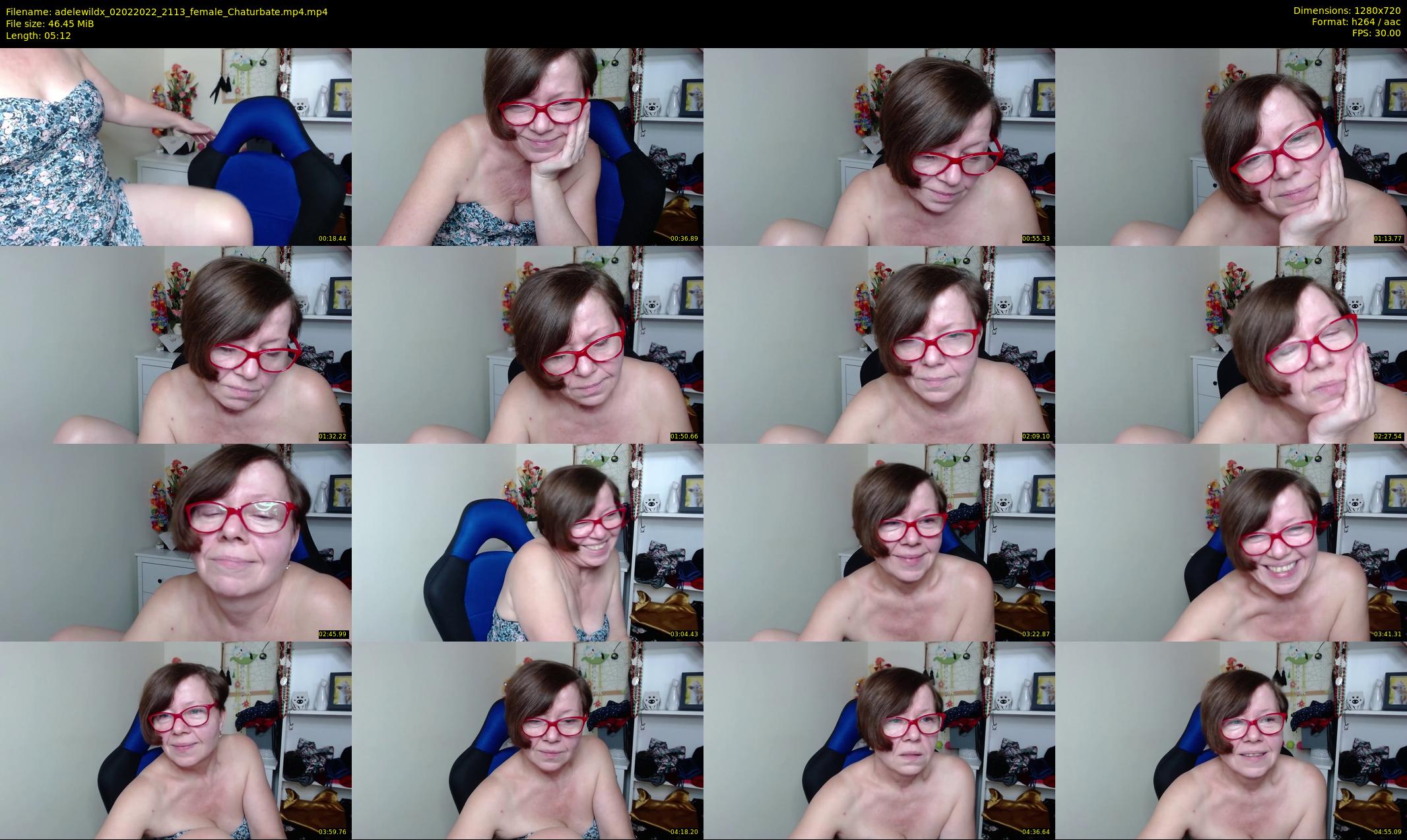 adelewildx — 6 minute Chaturbate female cam show recording, 720p, Feb 2, 2022