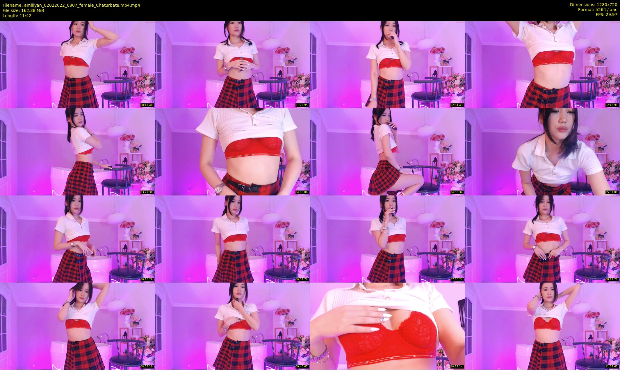 amiliyan — 12 minute Chaturbate female cam show recording, 720p, Feb 2, 2022