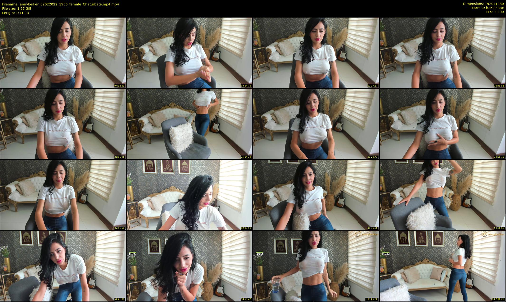 annybeiker — 72 minute Chaturbate female cam show recording, 1080p, Feb 2, 2022