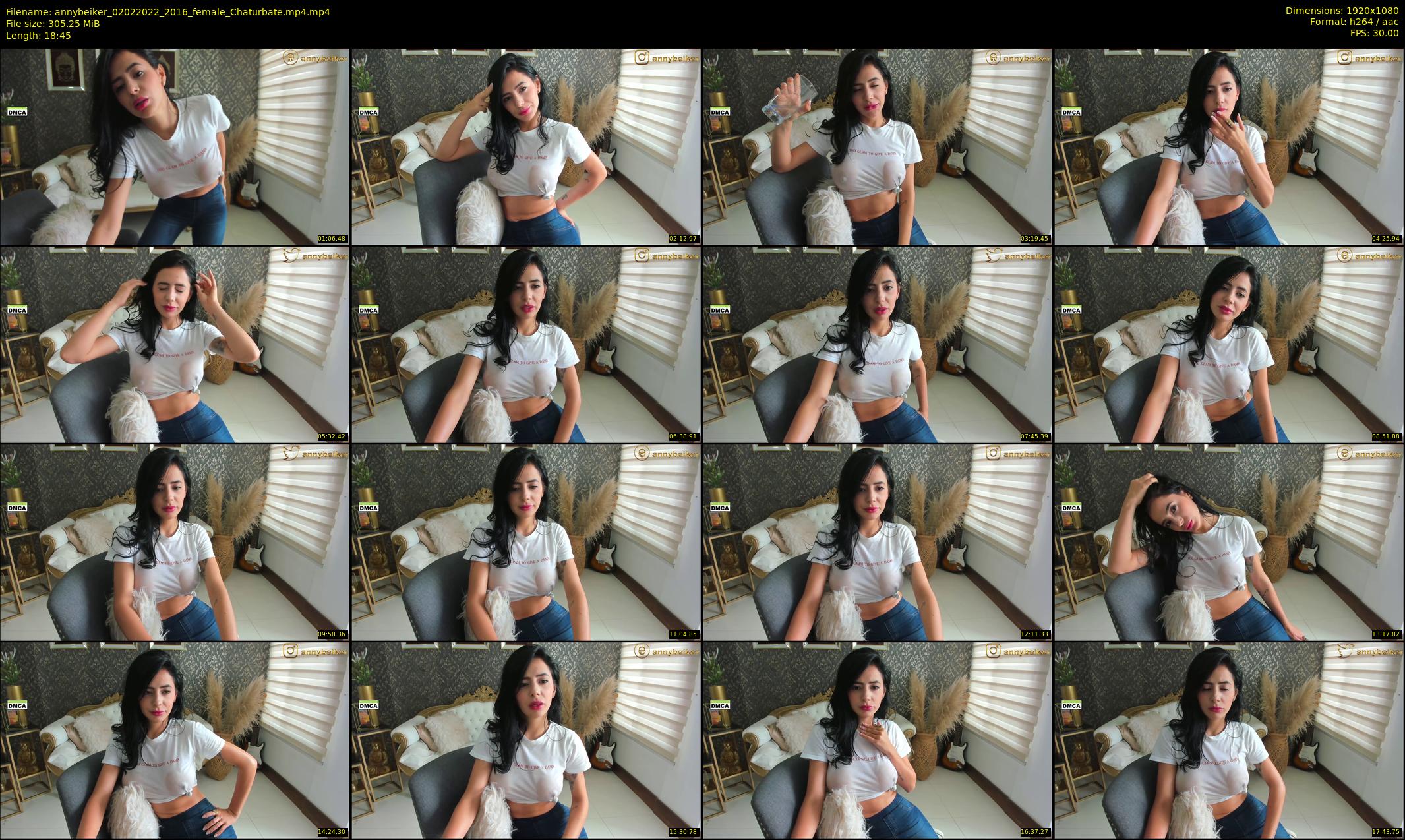 annybeiker — 19 minute Chaturbate female cam show recording, 1080p, Feb 2, 2022